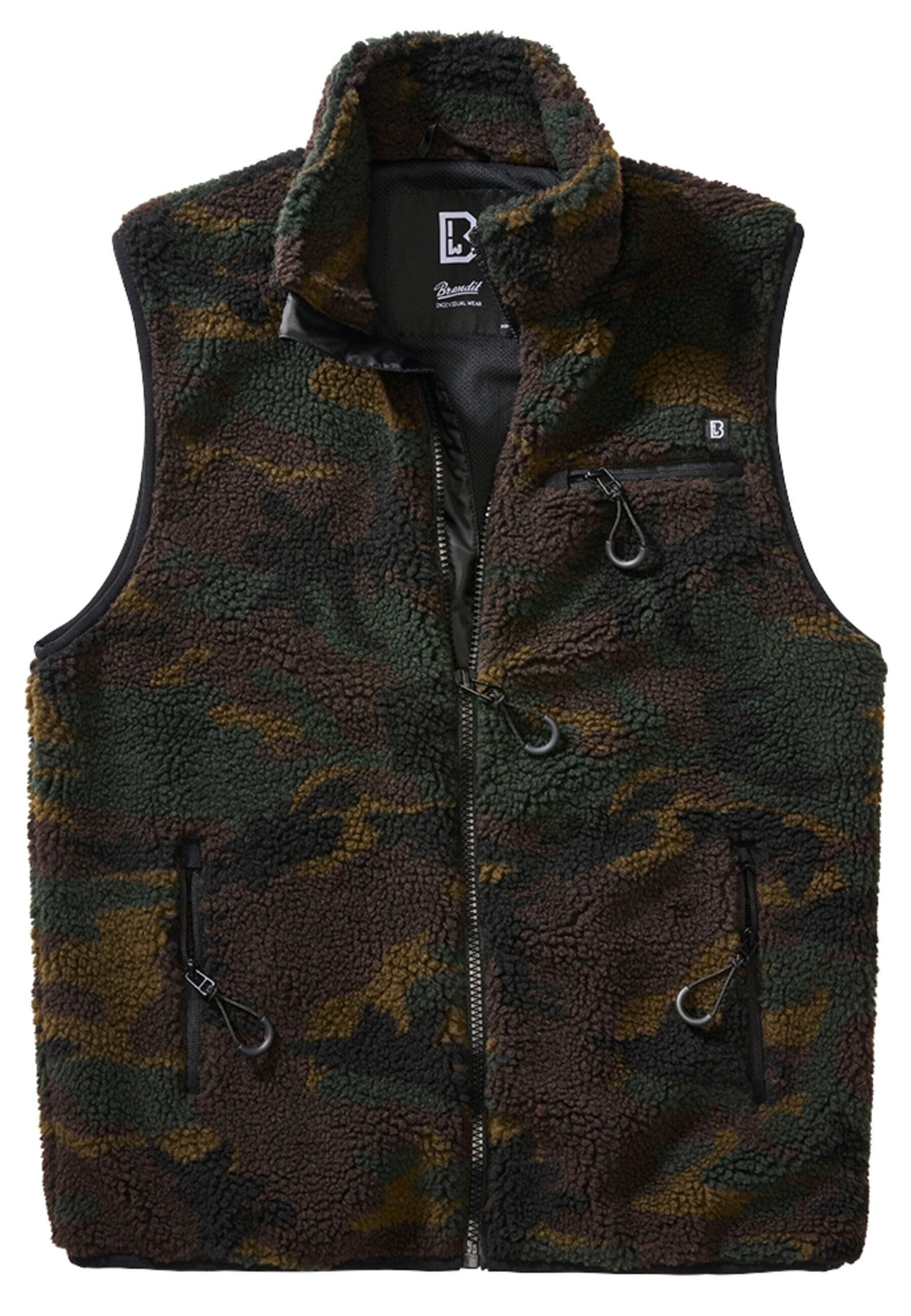 Brandit Steppweste Brandit Herren Teddyfleece Vest Men (1-tlg)