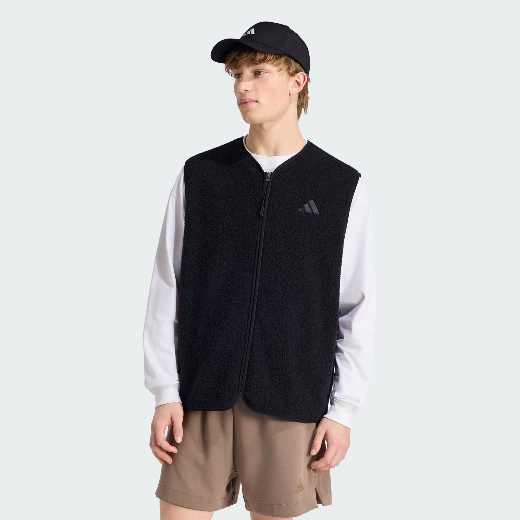 adidas Sportswear Funktionsweste CITY TECH 3-STREIFEN FLEECE-WESTE (1-tlg)