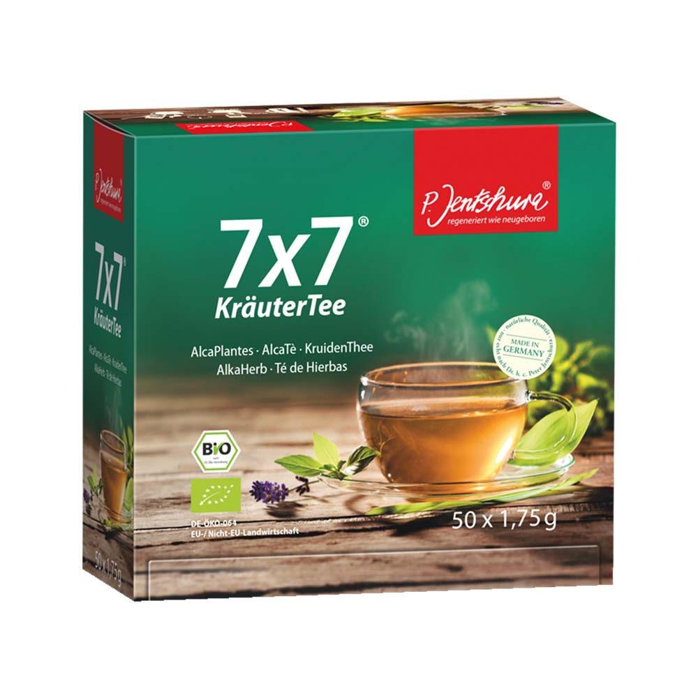 P.Jentschura Duschgel 7x7® KräuterTee - 50 Beutel 87,5g 2er Pack