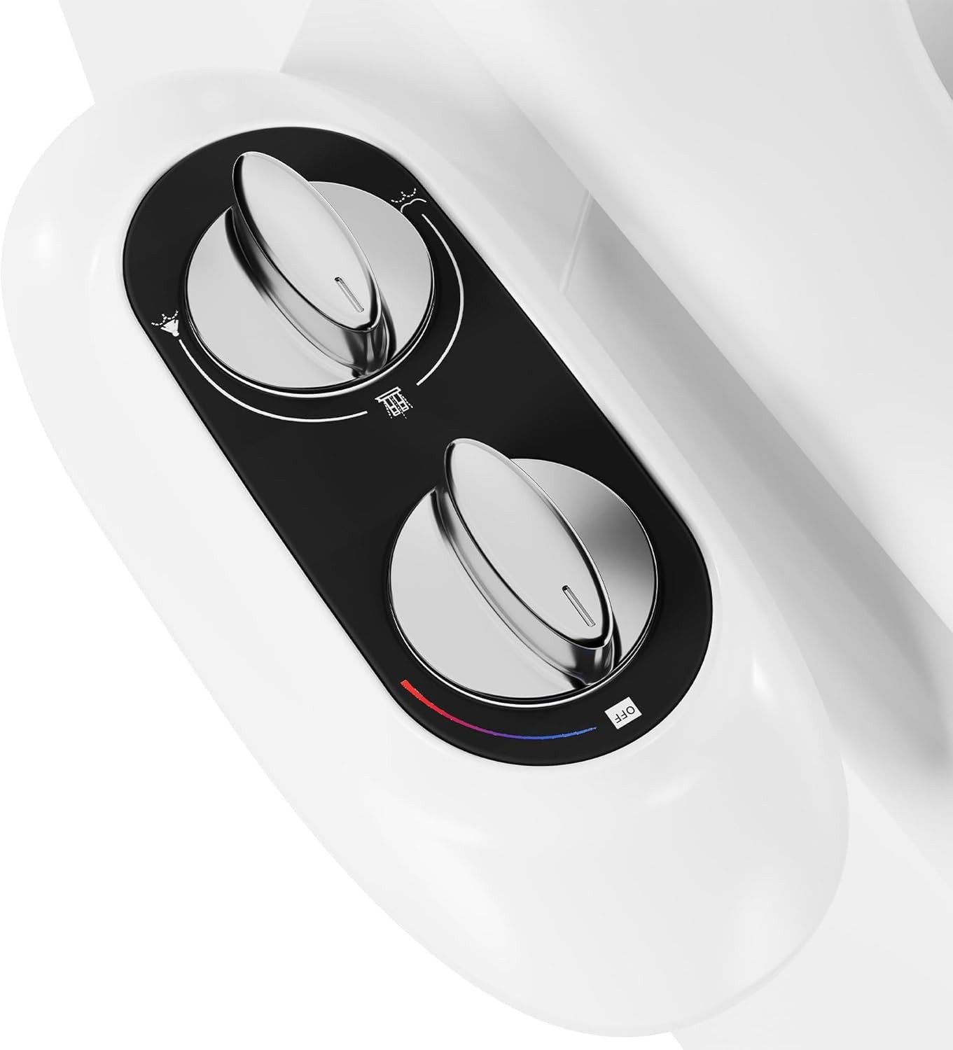 GarveeMore Bidetarmatur Bidet-Aufsatz mit zwei Reinigungsmodi, temperaturverstellbar