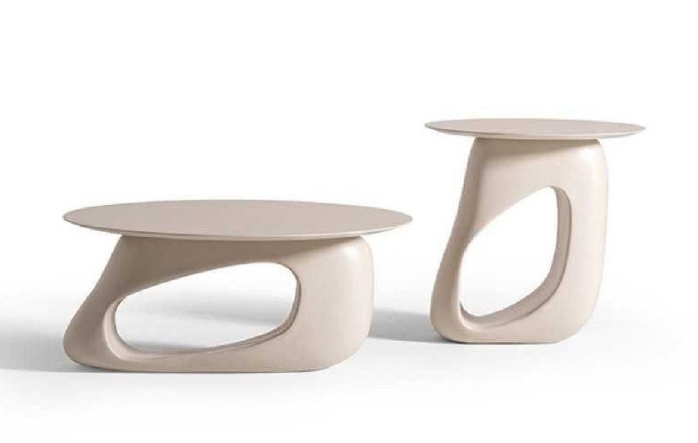 Xlmoebel Couchtisch XLMOEBEL Couchtisch-Set in Grün mit organischen Formen (Set, 2-St., 2-teiliges Couchtisch-Set, Grün), Made in Europa