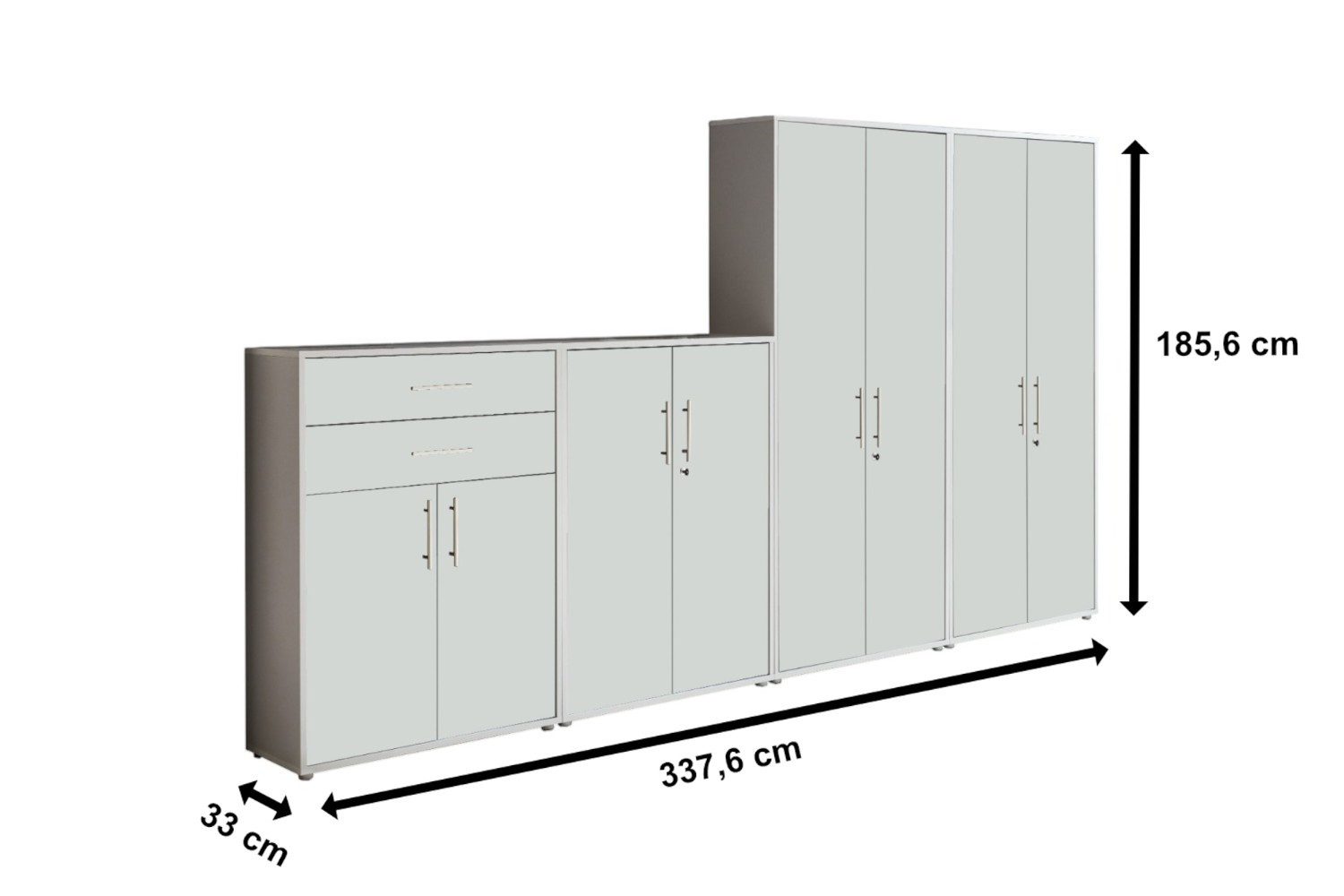 moebel-dich-auf Aktenschrank OFFICE EDITION (Set 56, günstig online kaufen