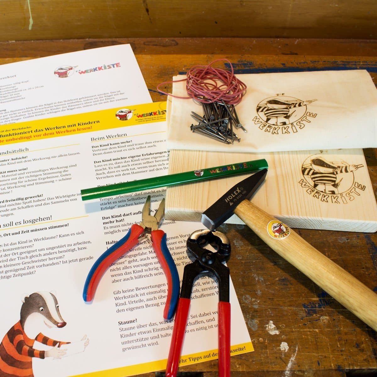 Die Werkkiste Mini Werkzeugset für Kinder Konstruktions-Spielset