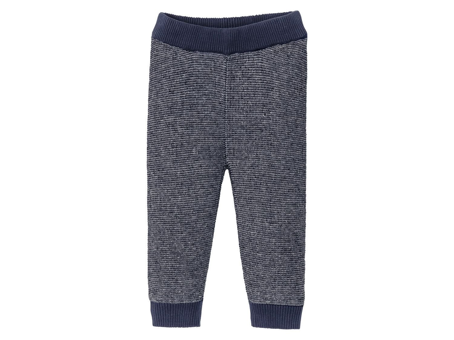 lupilu Strickhose Lupilu Pure Collection Jungen Grau 62/68