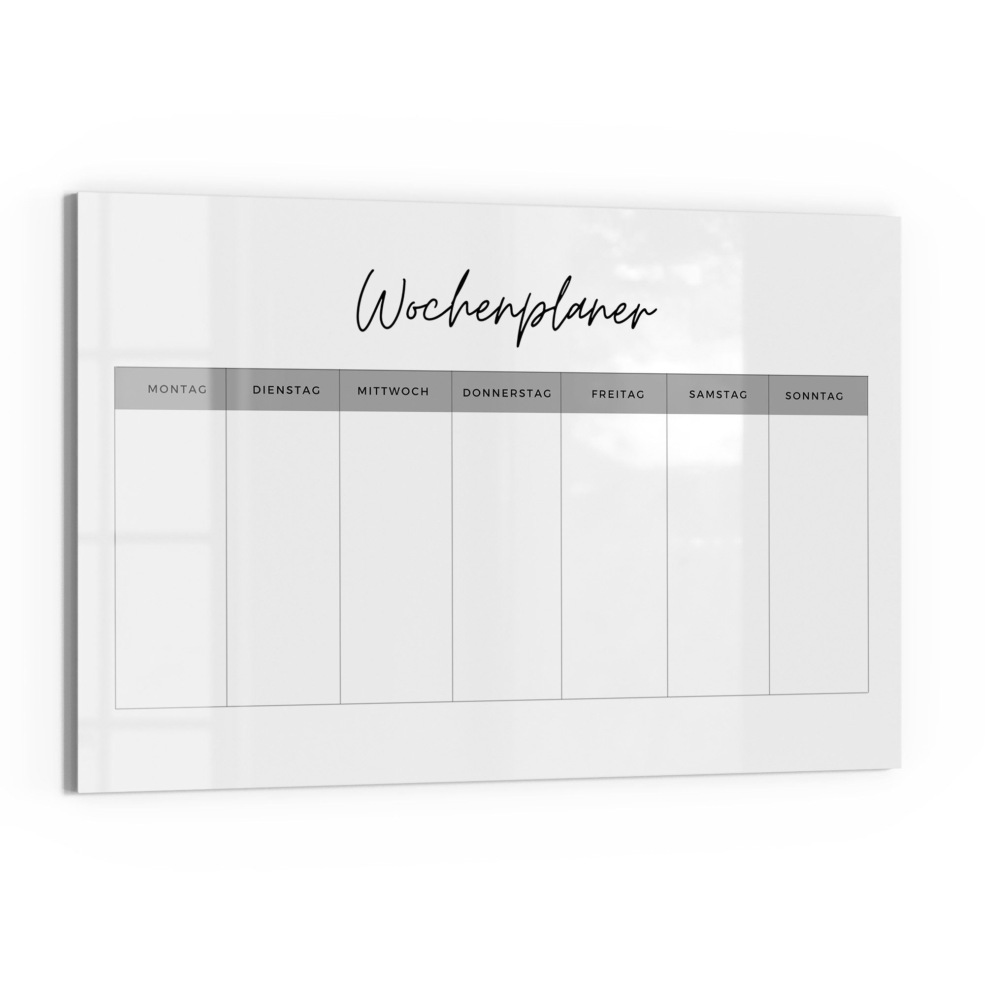 DEQORI Magnettafel 'Planer V3 Weiß (DE)', günstig online kaufen