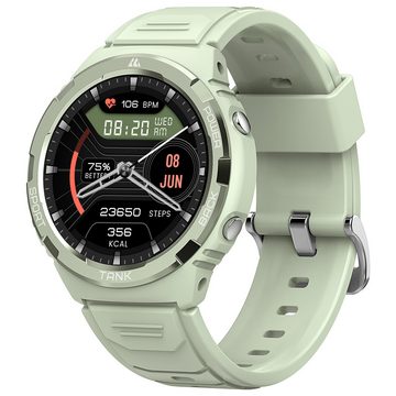 KOSPET Robuste Militär-Smartwatch für Android und iOS, 50 Meter wasserdicht Smartwatch (3,3 cm/1,3 Zoll), großer Akku mit 60 Tagen Standby, Bluetooth-Anrufe, für Herren