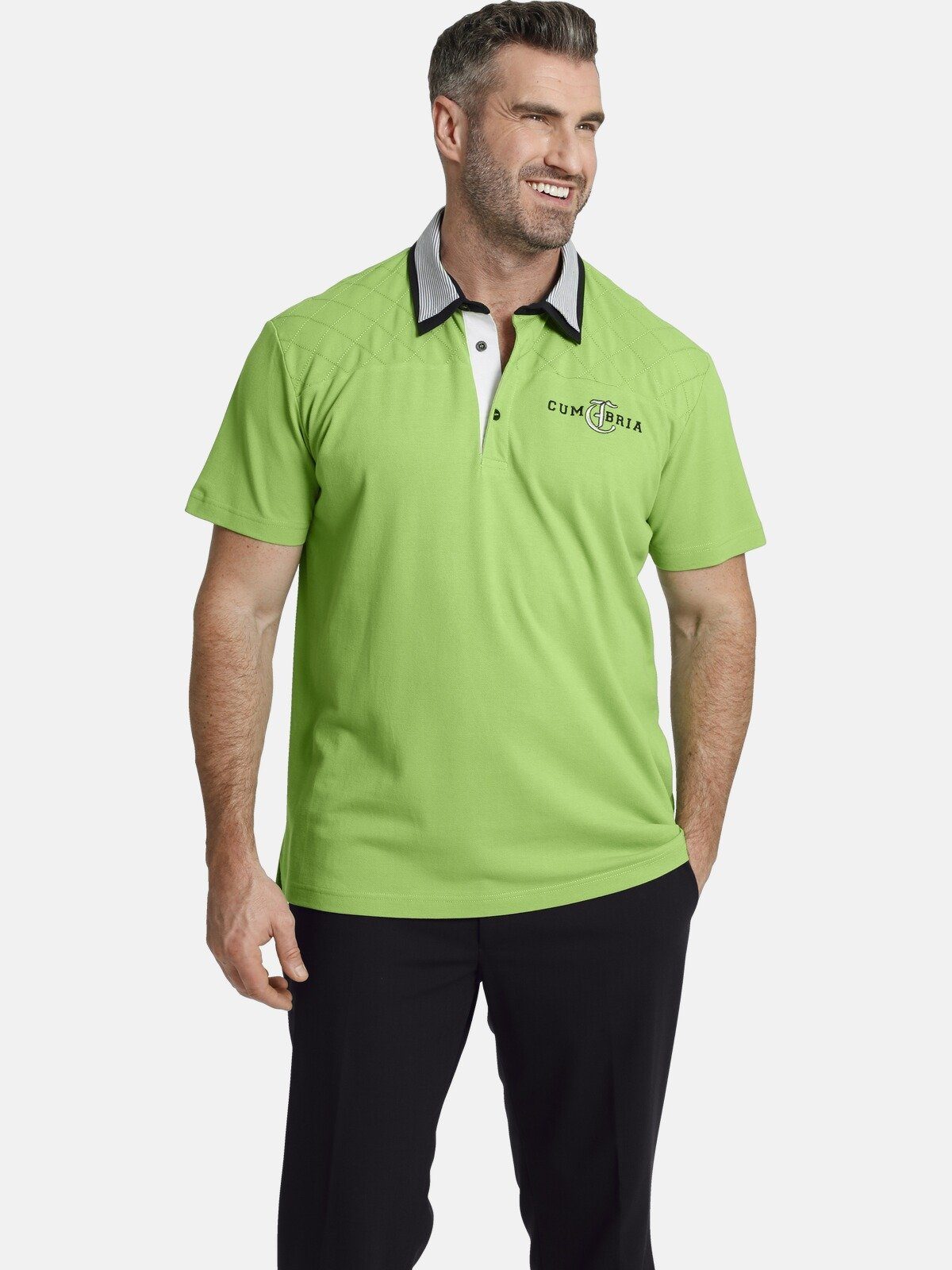 EARL Baumwoll-Pikee, Charles HILTWIN Colby Fit Comfort Poloshirt