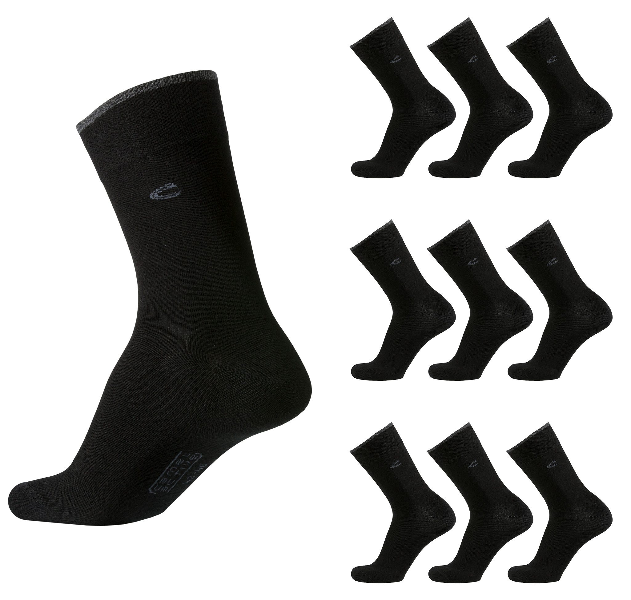 camel active Socken camel active Herren Socken Bio Baumwolle per Pack Basic uni schwarz camel active Herren Socken Bio Baumwolle per Pack Basic uni schwarz