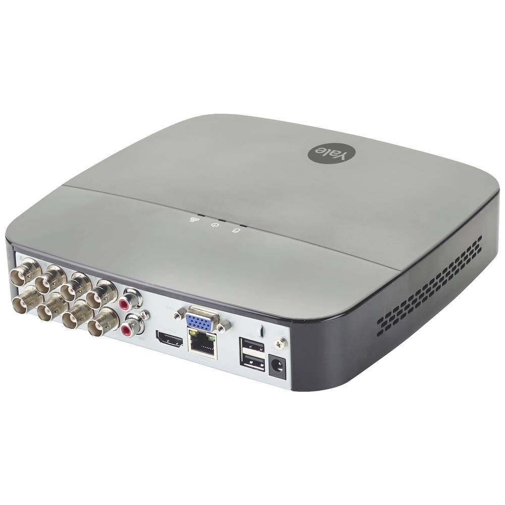 Yale Überwachungskamera Smart Home CCTV Kit mit 2 FullHD Outdoor-Kameras SV-4C-2ABF X-2 V2 (mit 2-Wege-Kommunikation, mit Gesichtserkennung, mit Autoerkennung)