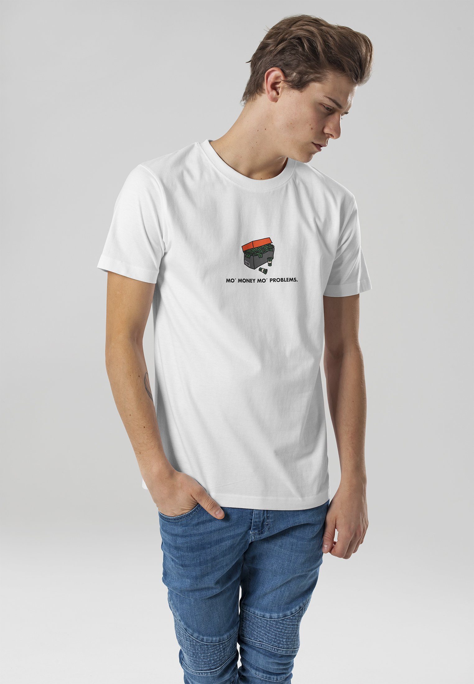 MisterTee T-Shirt Herren Shoebox Tee (1-tlg)