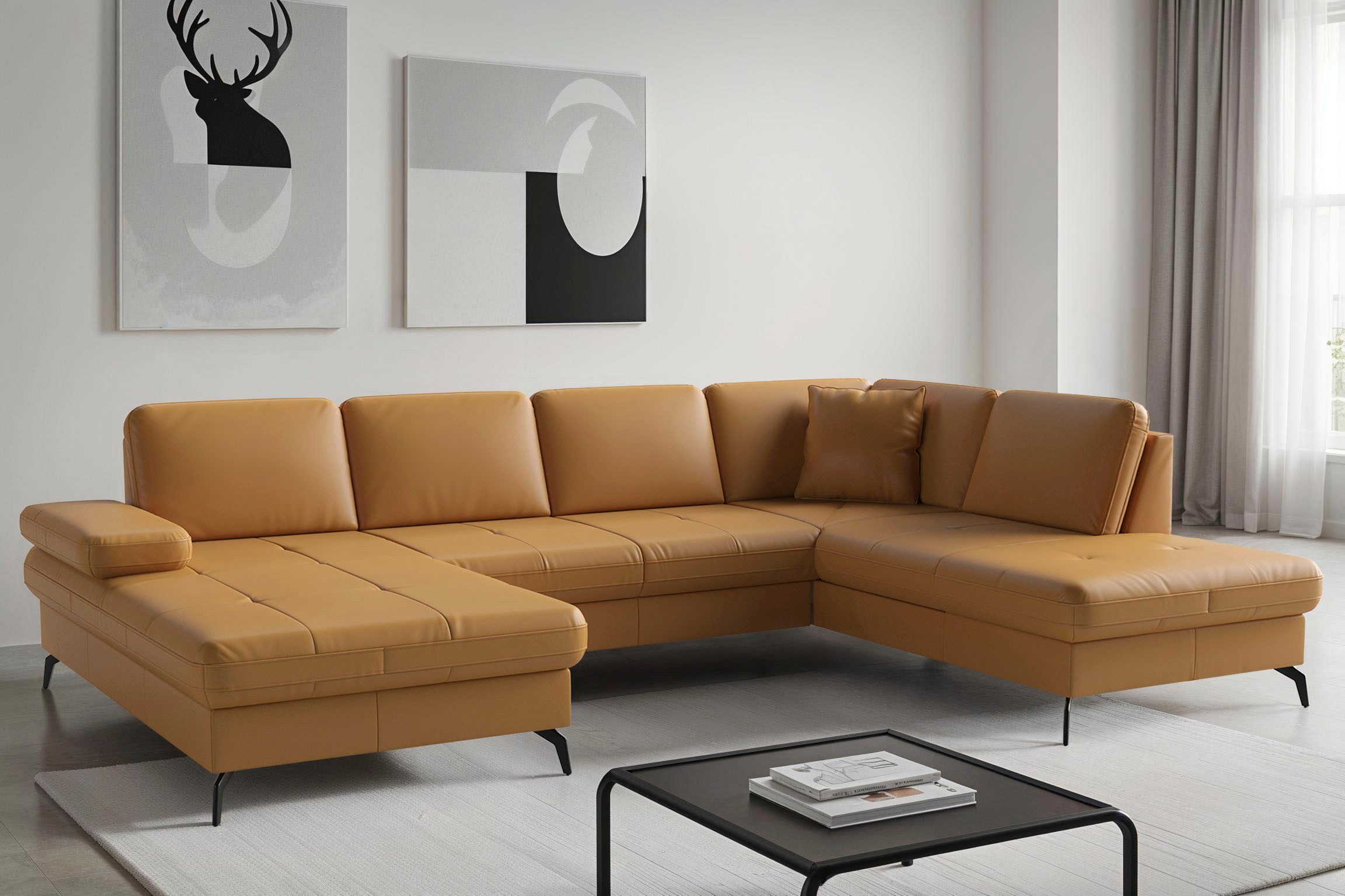 sit&more Wohnlandschaft Morris Jubi, Breite 300 cm, mit Armteilfunktion, optional mit Bettfunktion