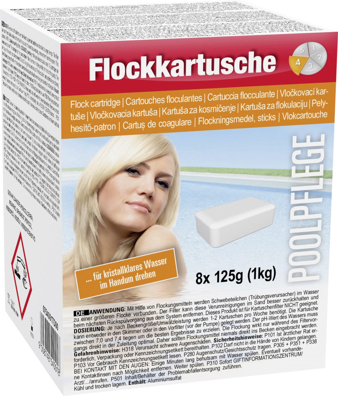 Steinbach Poolpflege Steinbach Flockung 8 x 125g 1 kg