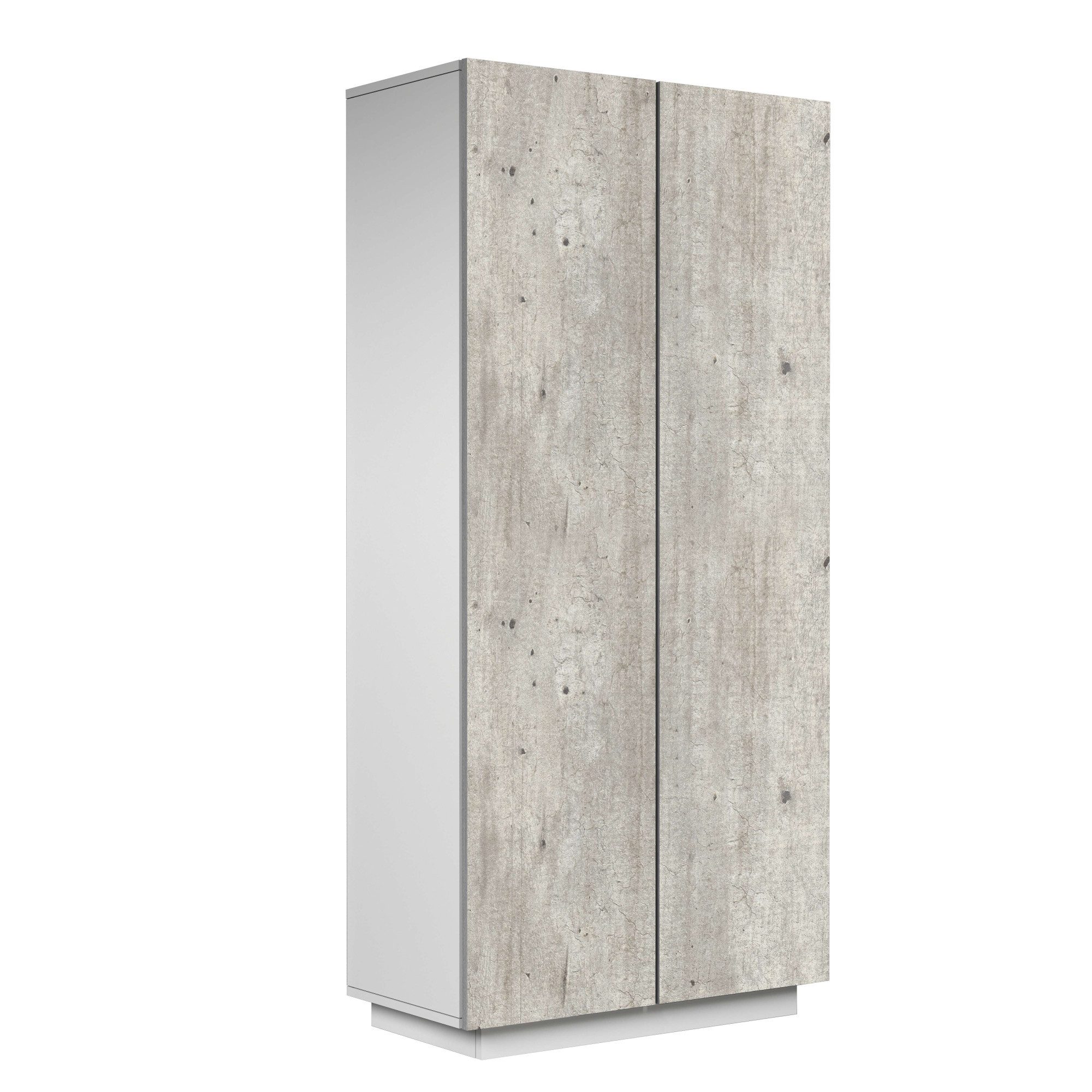 Home affaire Aktenschrank Coro, Mehrzweckschrank, Büroschrank mit 2 Türen & verstellbare Einlegeböden, Höhe 86 oder 166 cm, Made in Italy