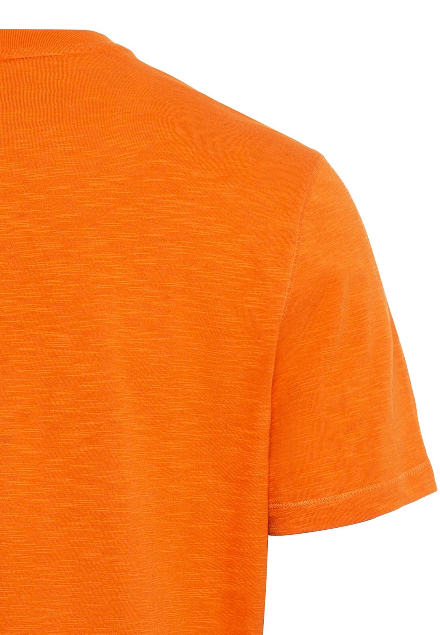 active Orange Bio-Baumwolle T-Shirt camel aus