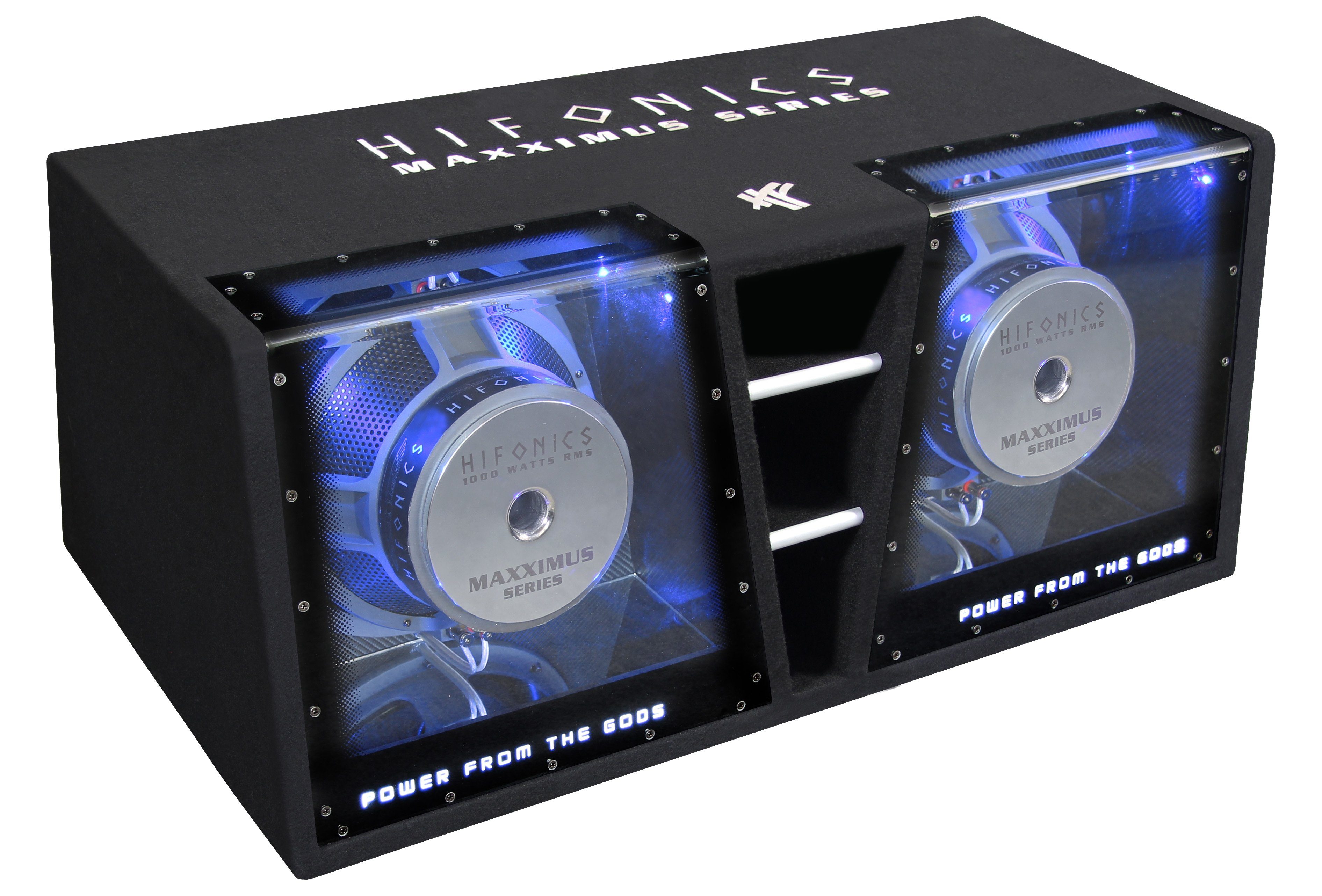 Dual-Bandpass MXZ12DUAL, High End Bandpass Gehäus Auto-Subwoofer