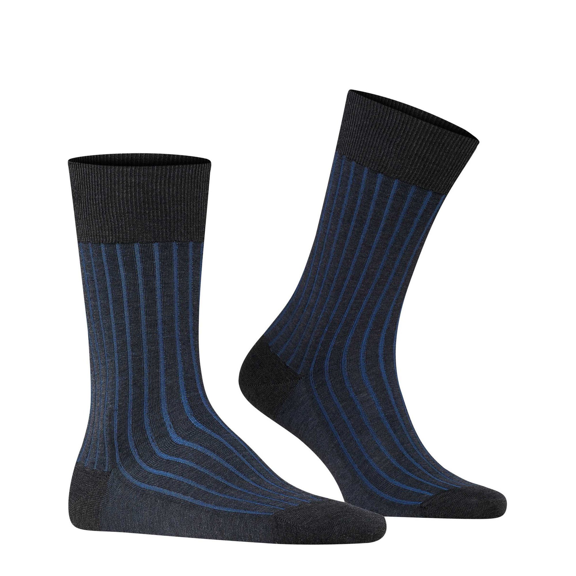 FALKE Kurzsocken Herren Socken 1er Pack Baumwolle Shadow (Packung, 1er Pack)