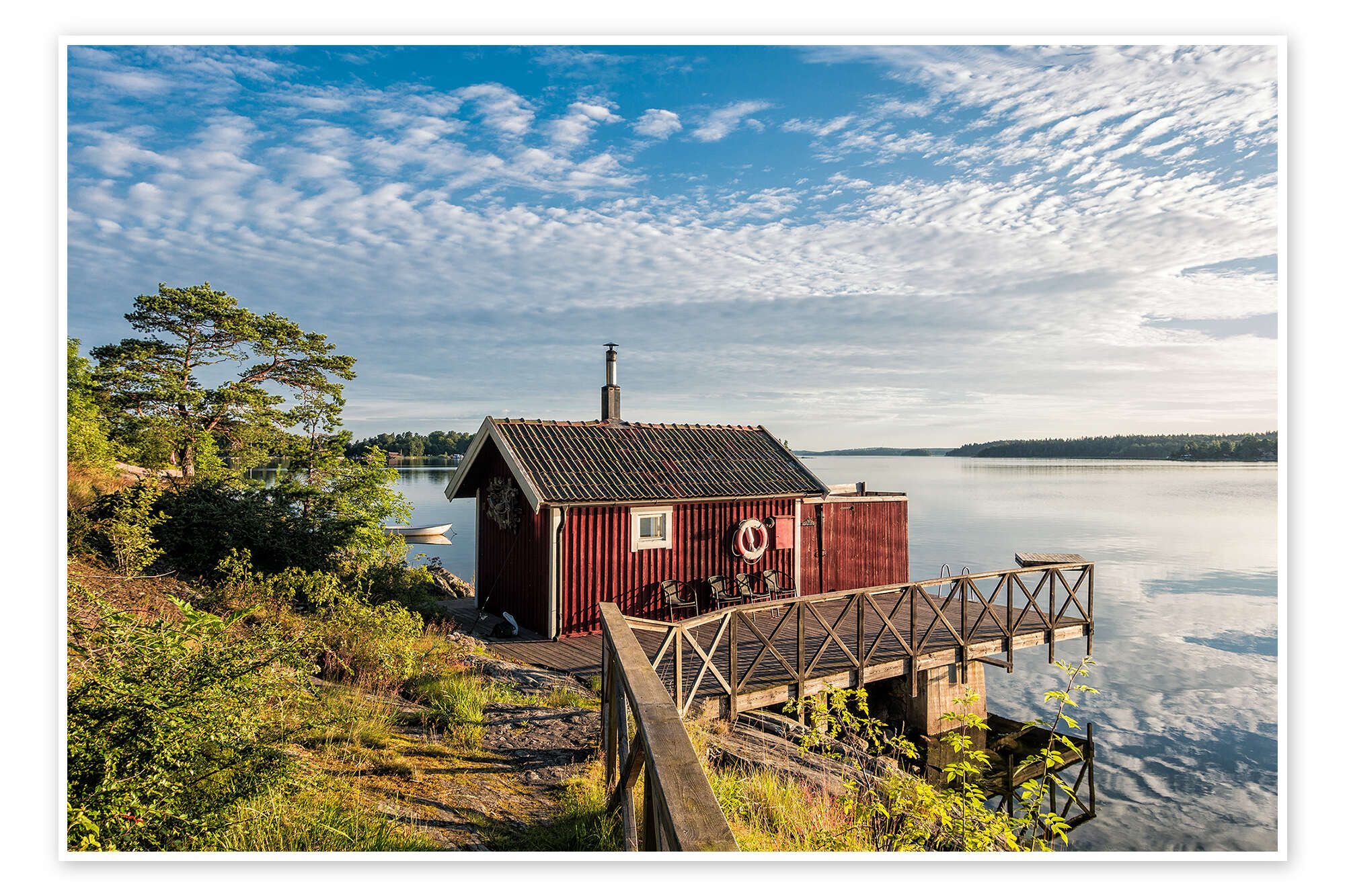 Posterlounge Wandbild Schärengarten an der schwedischen Küste vor Stockholm, Rico Ködder, erhältlich als Poster, Leinwandbild, Wandsticker oder Acrylglasbild