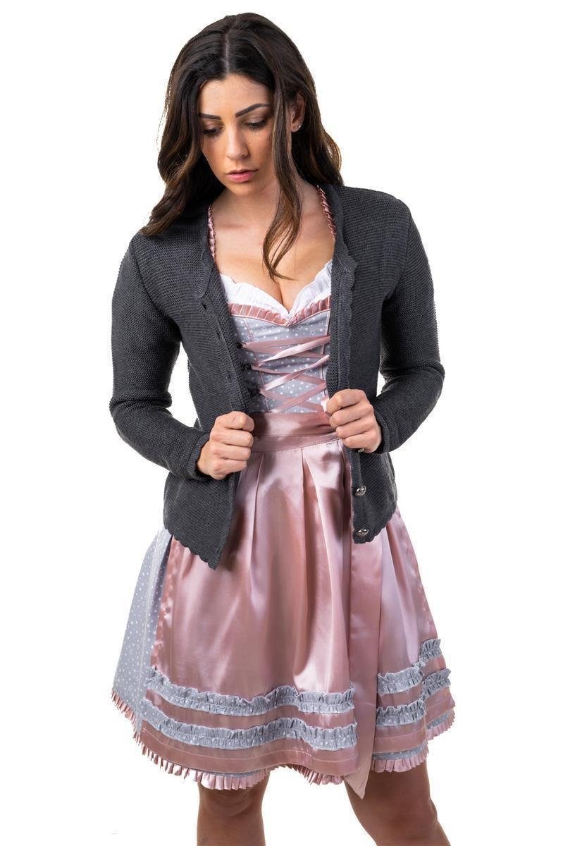 Trachtl Trachtenjacke JACKE - TRACHTENJACKE DAMEN DUNKELGRAU TRACHTL 44