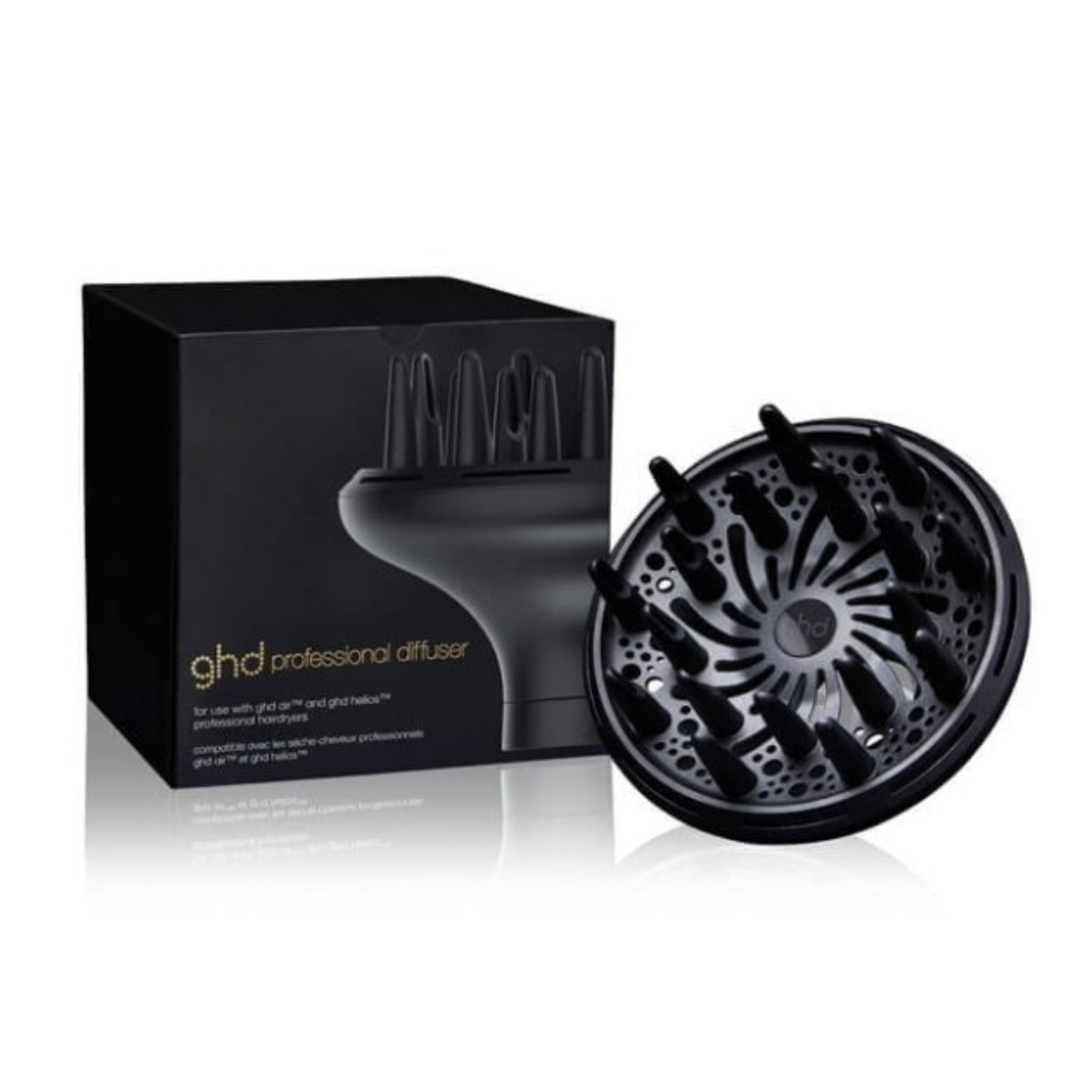 GHD Ionic-Haartrockner ghd professional Diffusor – Aufsatz für ghd air & helios Haartrockner, Ultimate Experience, Diffusor