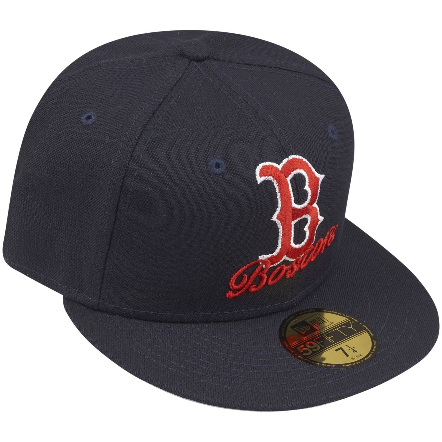 DUAL Boston 59Fifty LOGO New Red Sox Fitted Era Cap