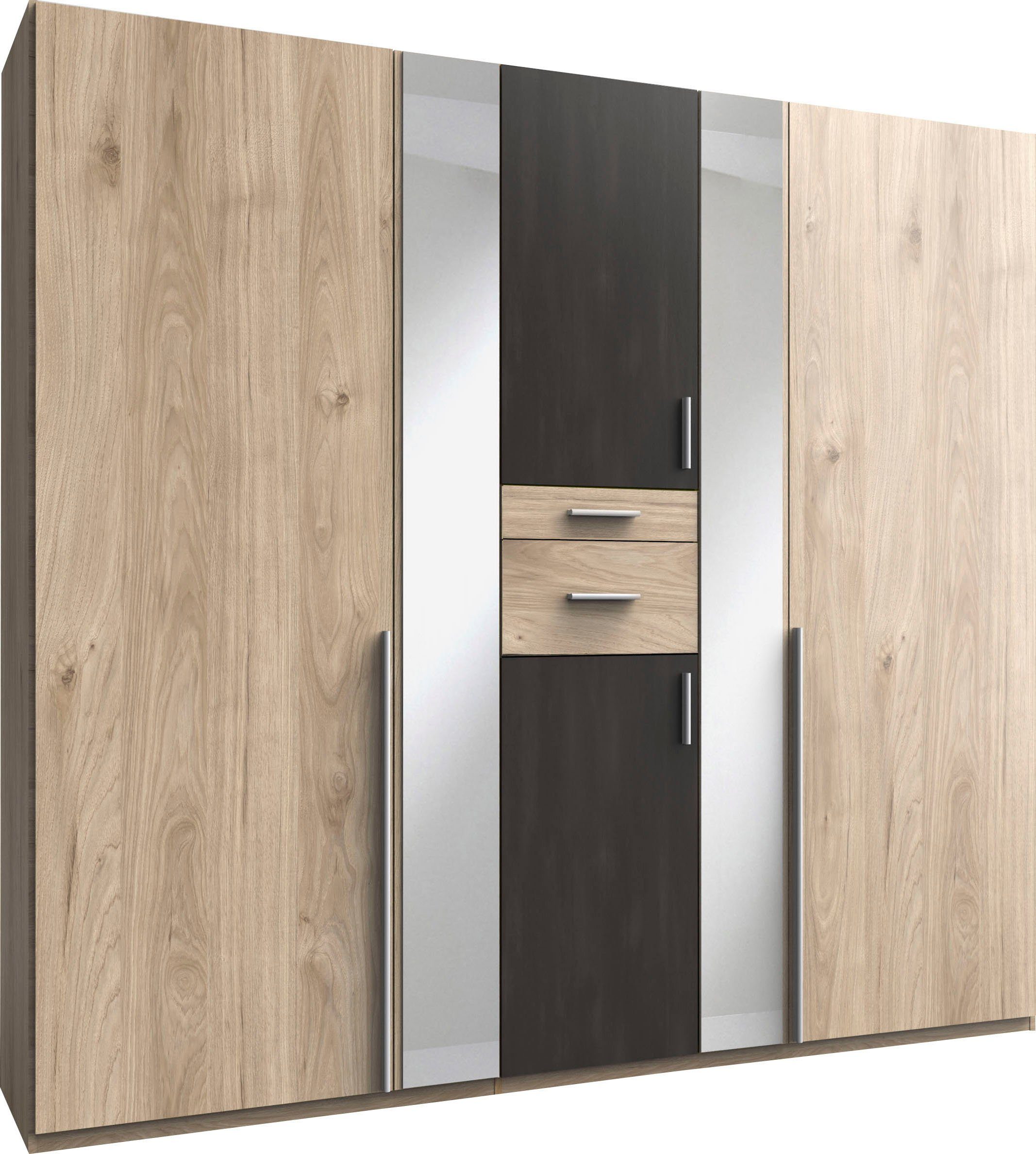 Wimex Hickory Eiche Odessa Steel Drehtürenschrank Nachbildung/Raw