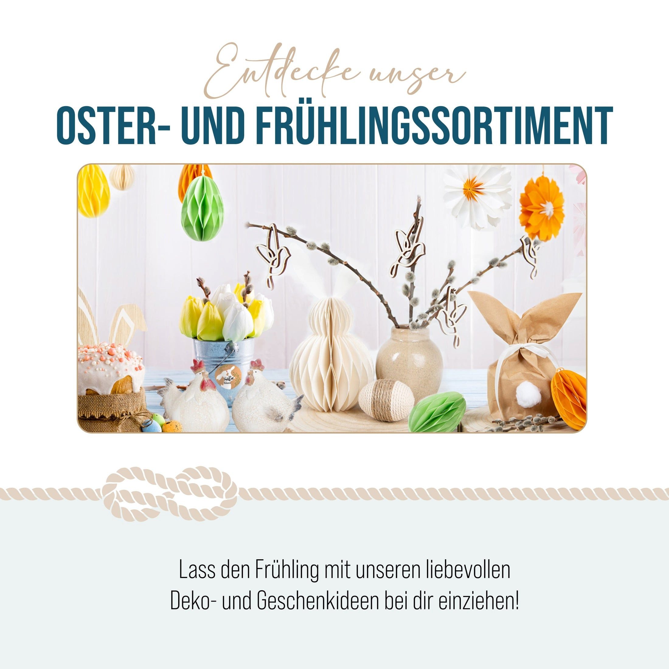 Logbuch-Verlag Osternest 10 kleine Ostern Geschenktüten für Kinder Kunden Mitarbeiter als