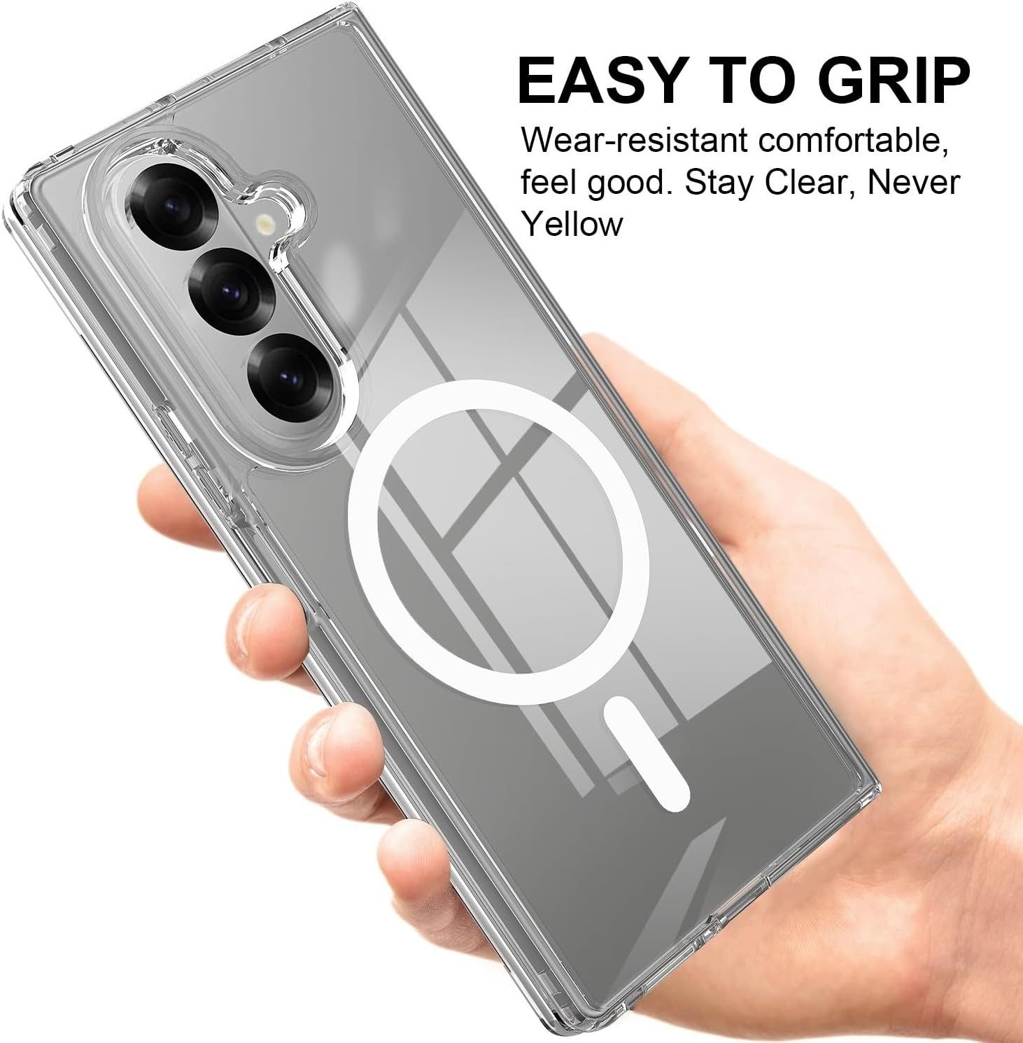 MSM Handyhülle Hülle für Samsung Galaxy Z Fold 7 5G Silikon Schutz TPU Tasche MagSafe – Bild 4 von 5