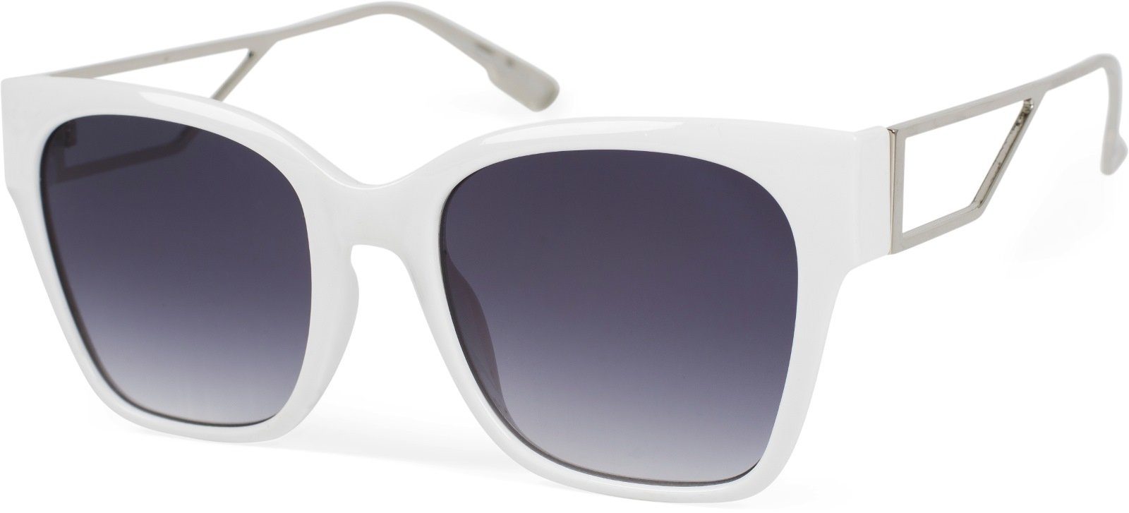 styleBREAKER Sonnenbrille Oversize Sonnenbrille mit breiten Metall Bügeln (1-St)