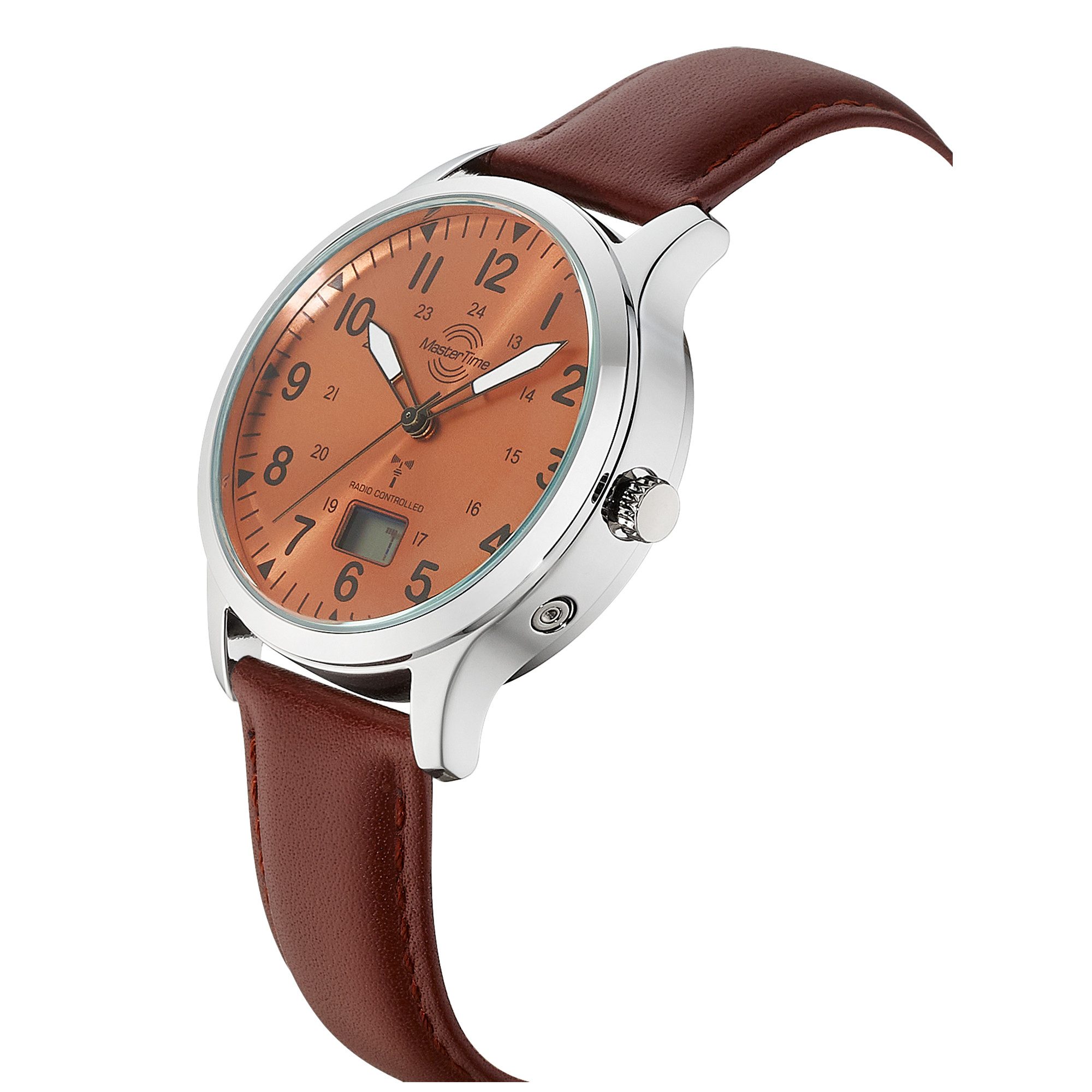 MASTER TIME Funkuhr Aviation MTGA-10959-82L, Quarzuhr, Armbanduhr, Herrenuh günstig online kaufen