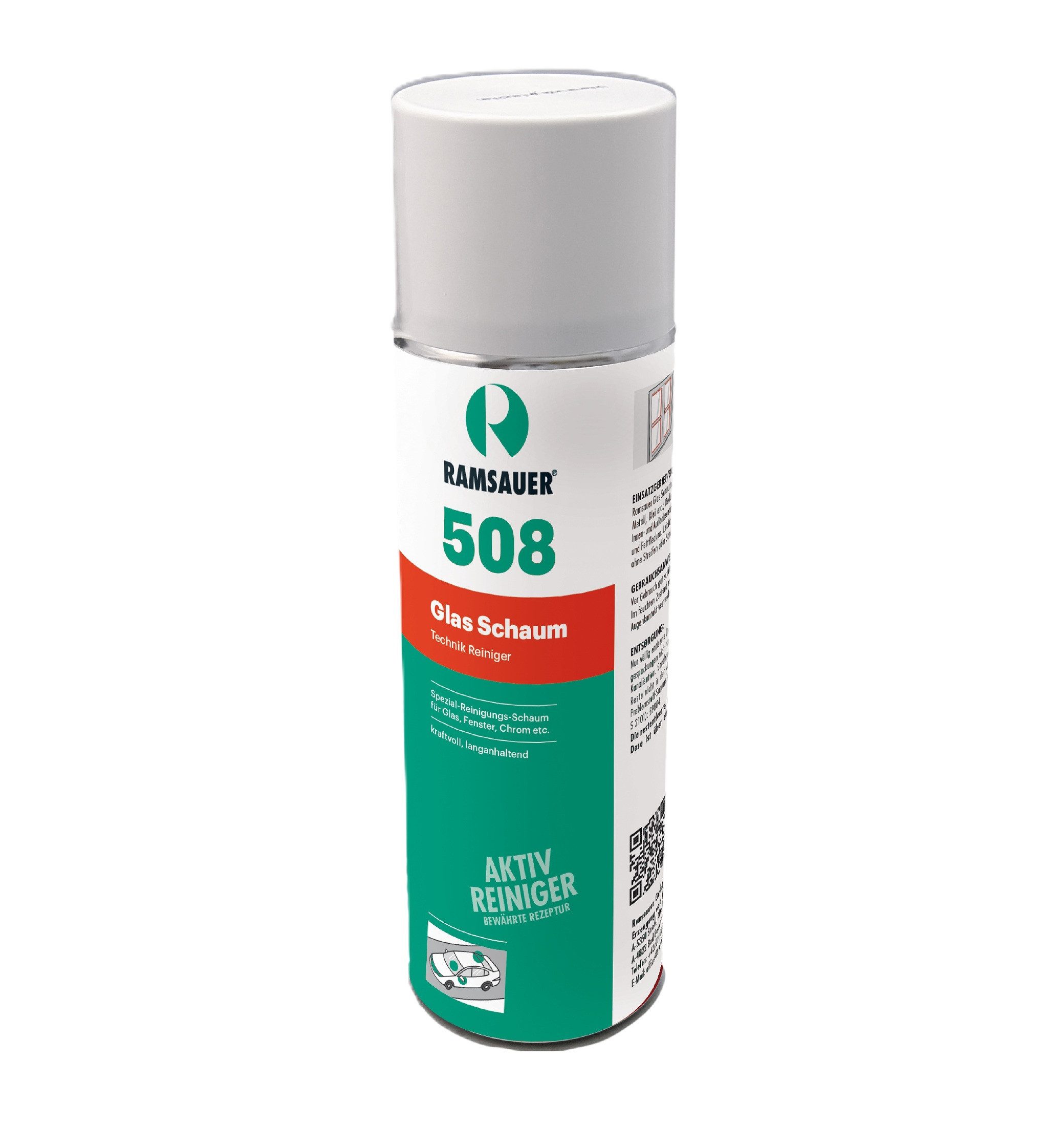 Ramsauer Ramsauer Glas Scheiben Schaum Reiniger 508 500ml Spraydose Reinigungsspray (silikonfrei)