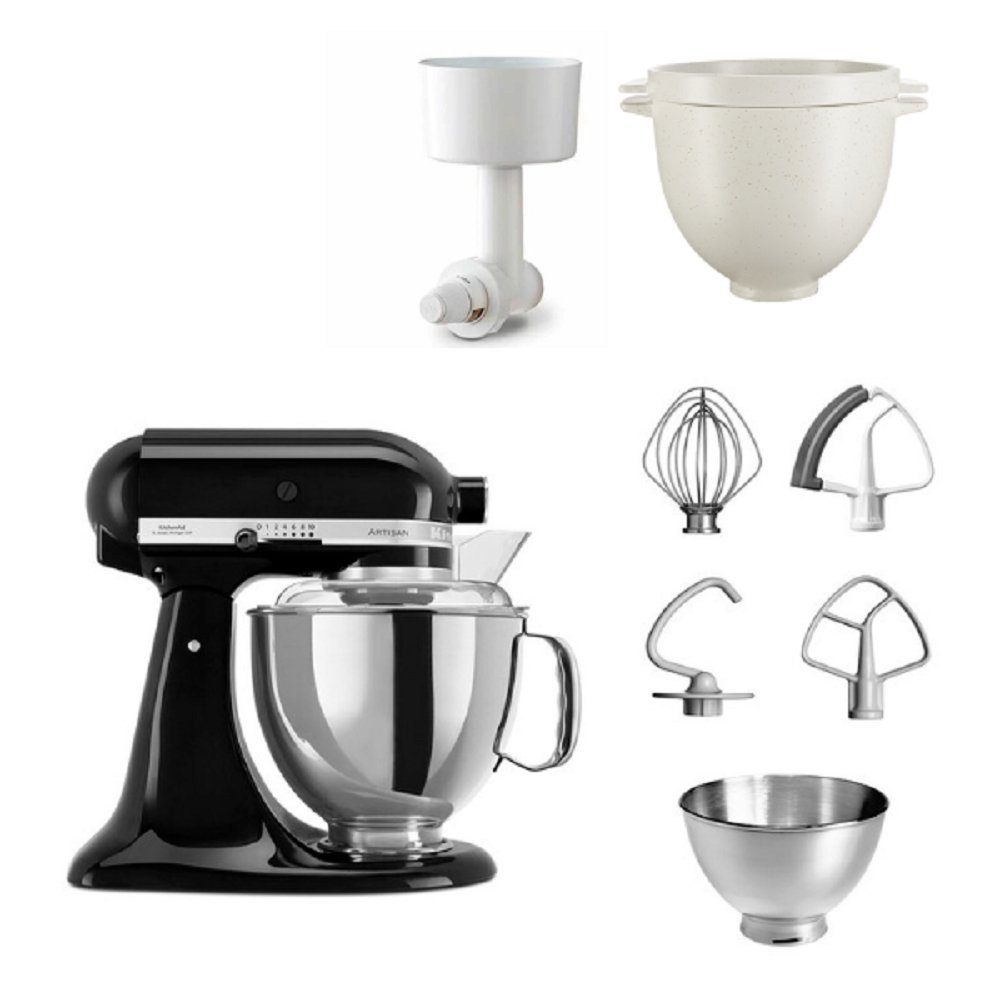 Küchenmaschine Set 5KSM175 Grün KitchenAid Breadlover L Matcha 4,8 Kuechenmaschine KitchenAid