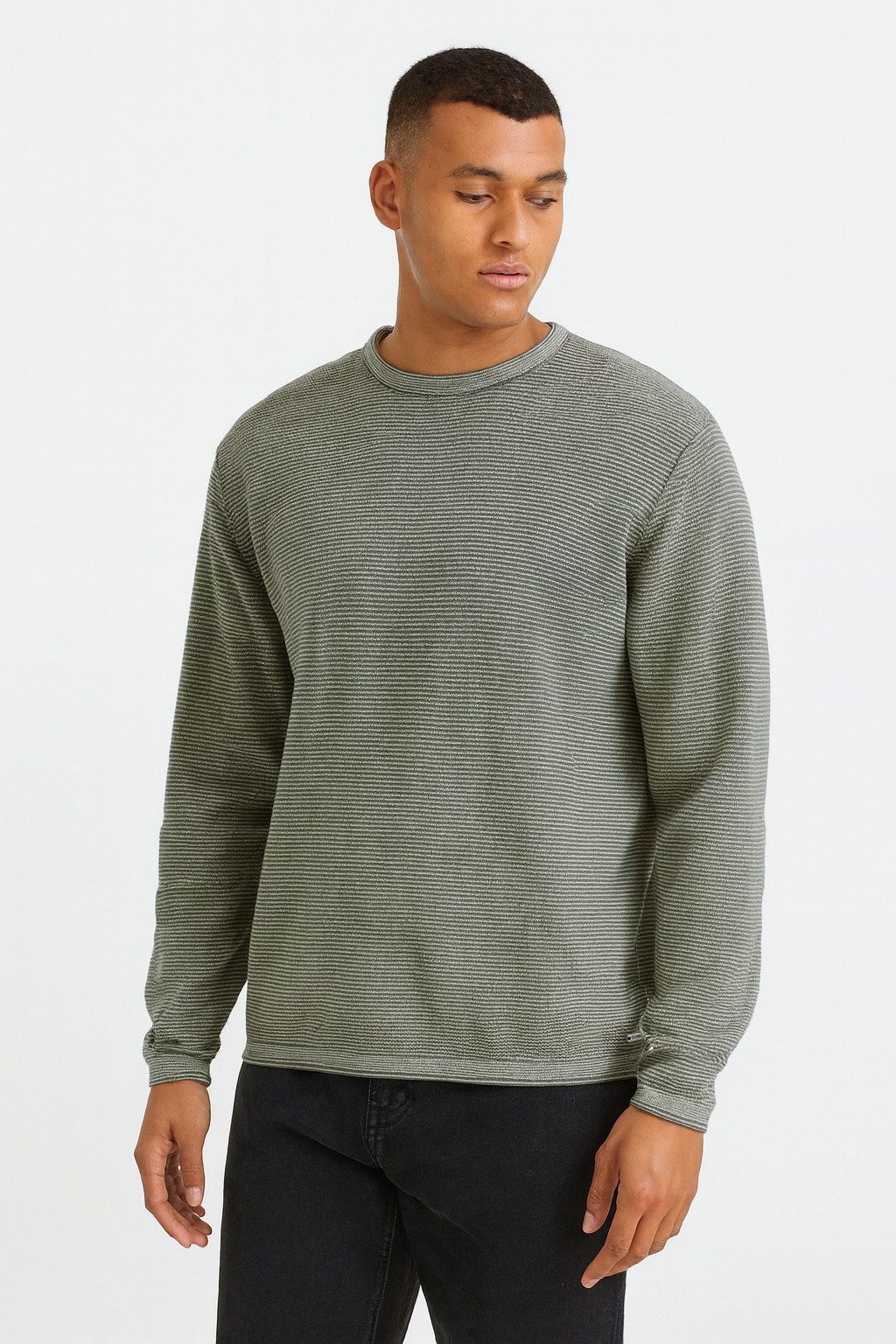 SUBLEVEL Strickpullover Lässiges Strickdesign, Langarm, Komfortabel günstig online kaufen