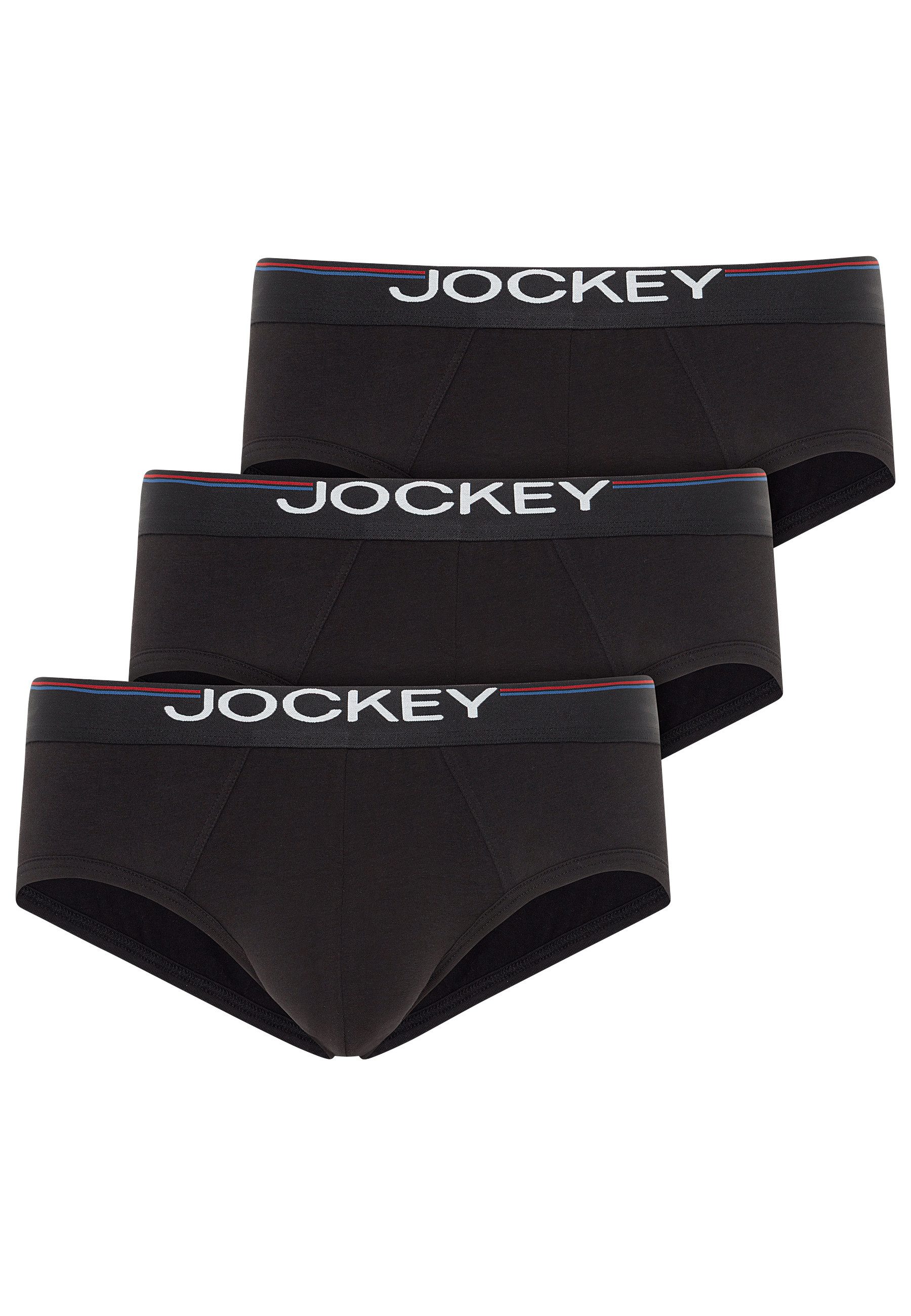 Jockey Slip Cotton Stretch (3er Pack) eng anliegend, elastisch