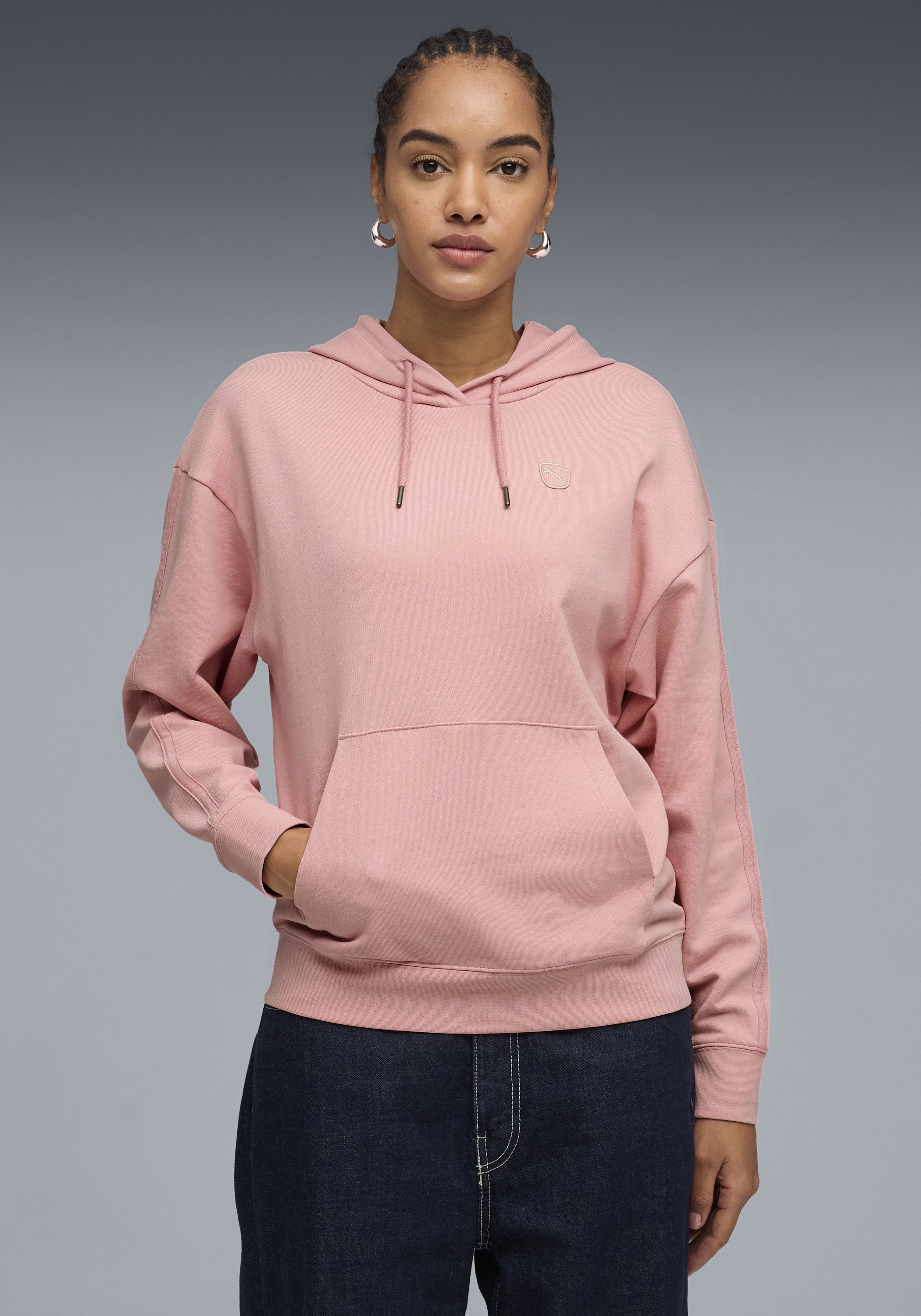PUMA Kapuzensweatshirt ESS ELEVATED COMFORT HOODIE TR mit Kapuze, mit Kängurutasche, mit Logodruck, komfortable Passform