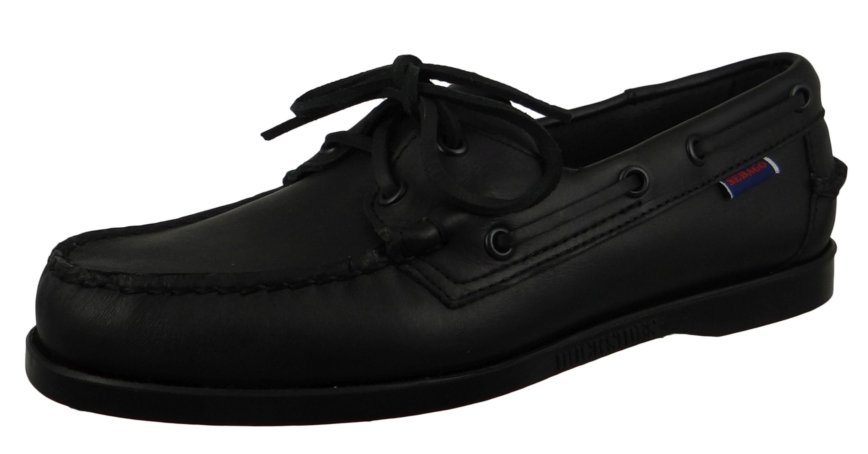Sebago 7000H00 942 Total Black Schnürschuh