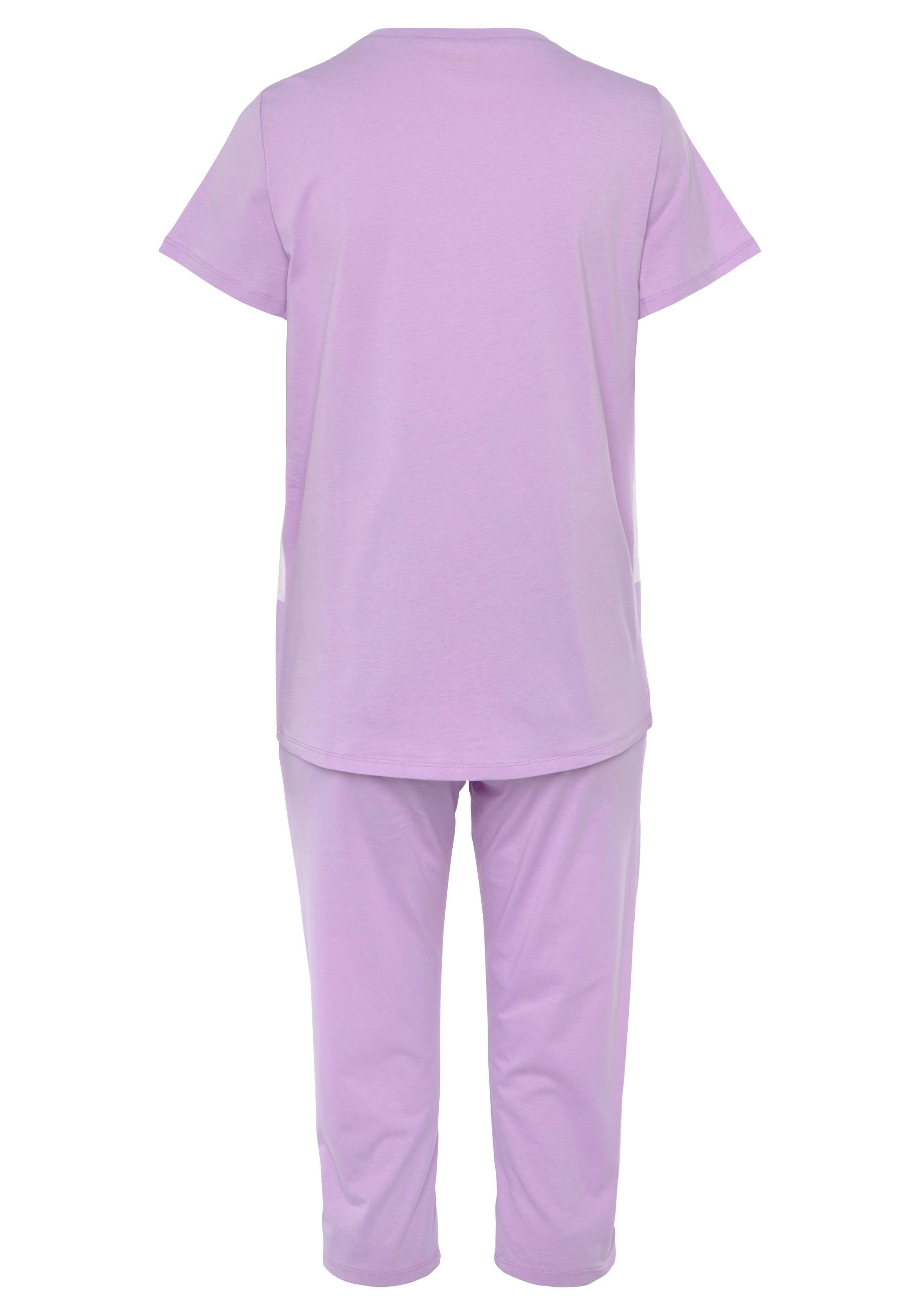aus tlg) Capri-Pyjama 2 reiner Baumwolle Triumph (Set, Schlafanzug