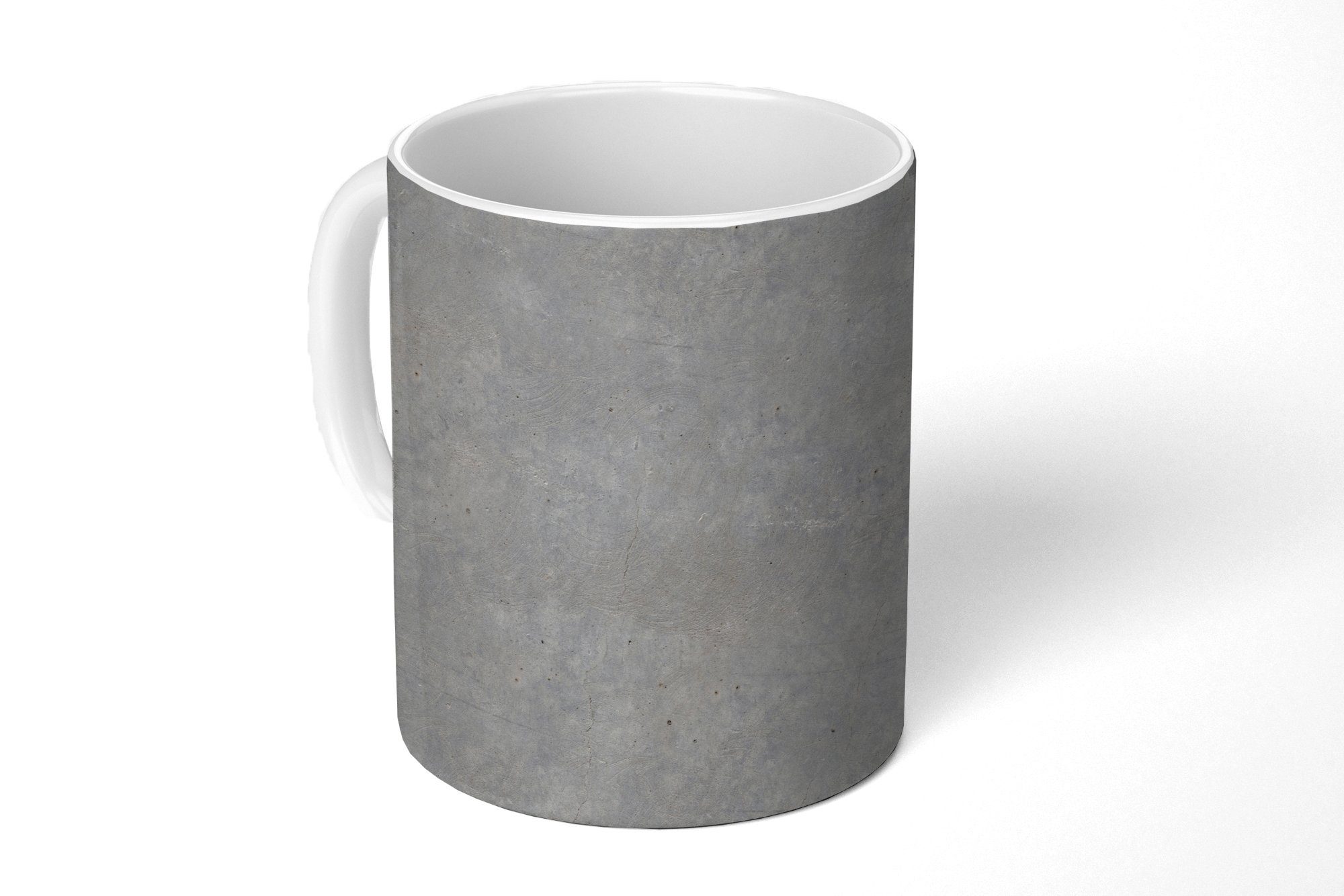 MuchoWow Tasse Beton - Muster - Industriell, Keramik, Kaffeetassen, Teetasse, Becher, Teetasse, Geschenk