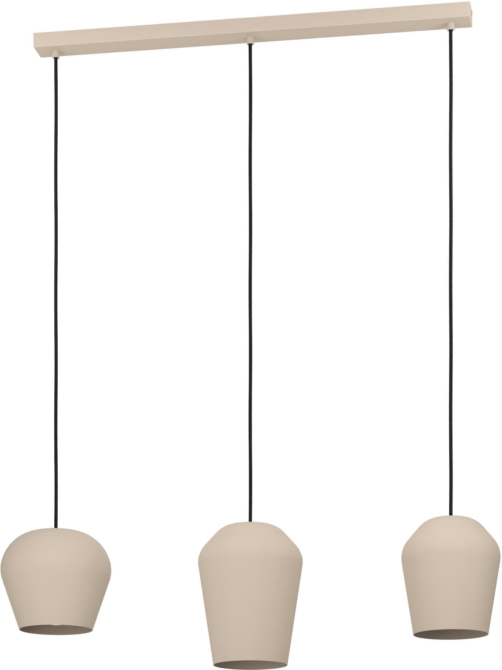 EGLO Hängeleuchte CAMBAITO Pendellampe, Stahl, E27, IP20, Esszimmerlampe, Hängelampe, ohne Leuchtmittel, Leuchtmittel wechselbar, Hängeleuchte für Esstisch - Esstischleuchte - für Esszimmer