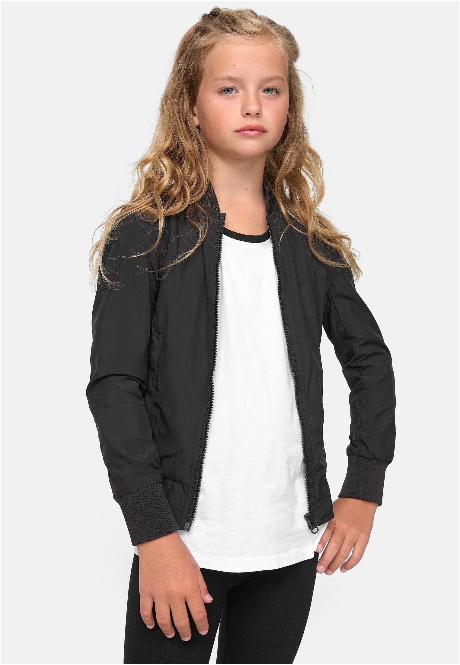 URBAN CLASSICS Sommerjacke Damen Girls Light Bomber Jacket (1-St) black