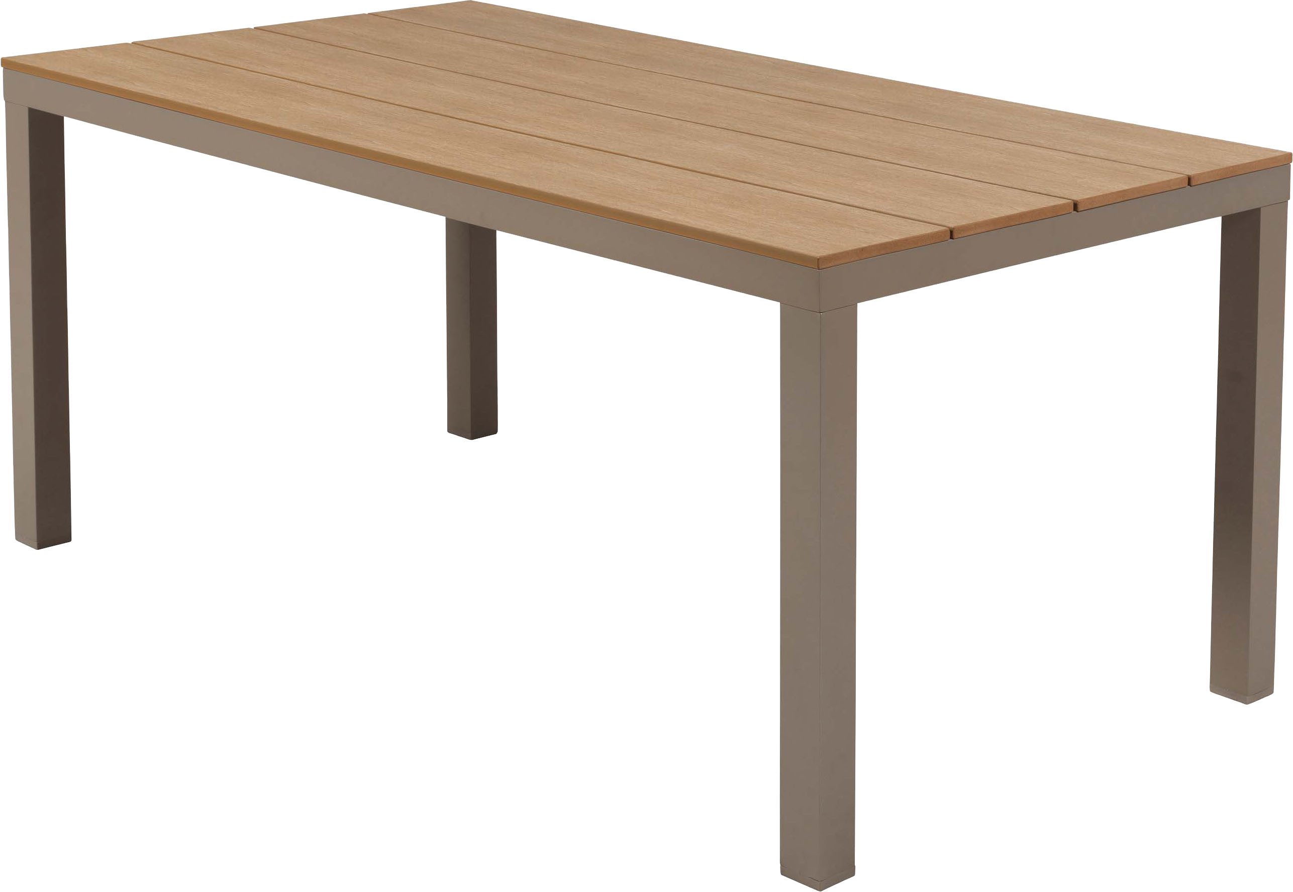 MERXX Garten-Essgruppe Piemont, (Set, 7-tlg), inkl. 6 Stapelsessel, 1 Tisch
