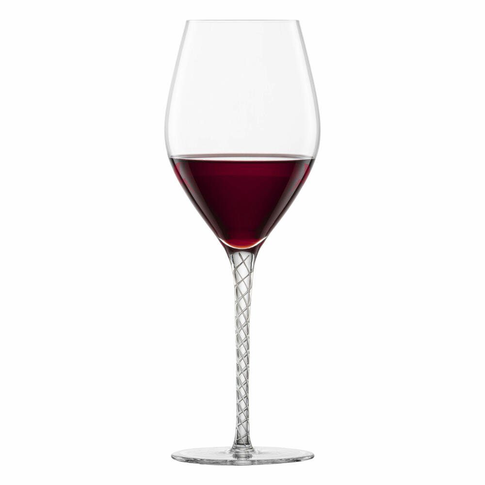 Zwiesel Glas Rotweinglas Bordeaux Spirit Grafit, 2-tlg., Glas, handgefertigt
