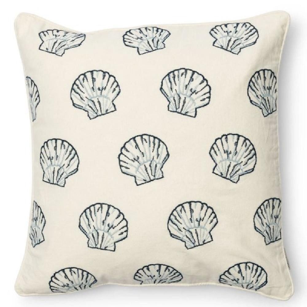 Rivièra Maison Kissenhülle Kissenhülle Muschel Kefalos günstig online kaufen
