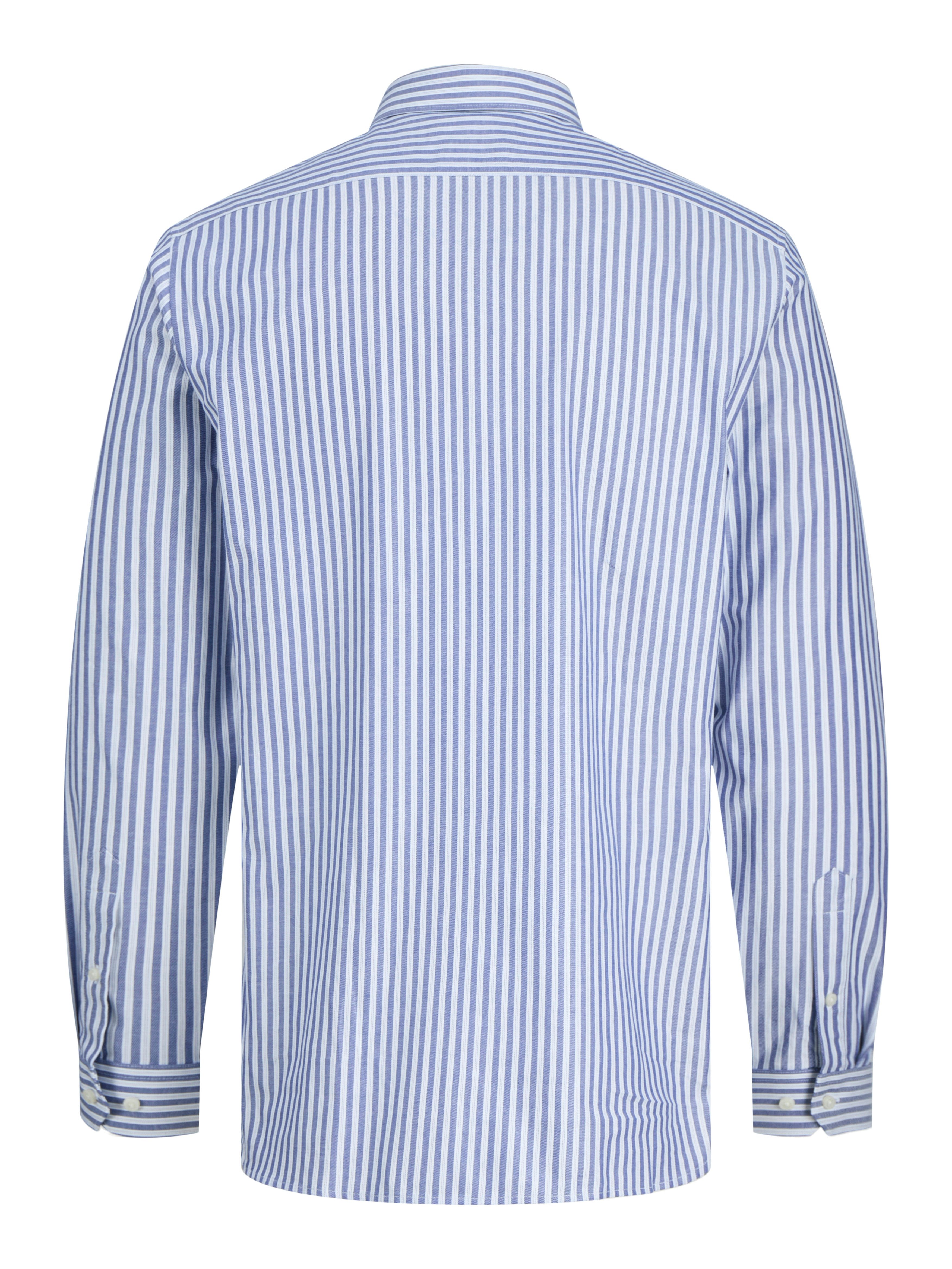 Jack & Jones Langarmhemd JPRBLAPARKER Slim Fit Hemd, atmungsaktiv, ideal für den Alltag Baumwolle, slim fit