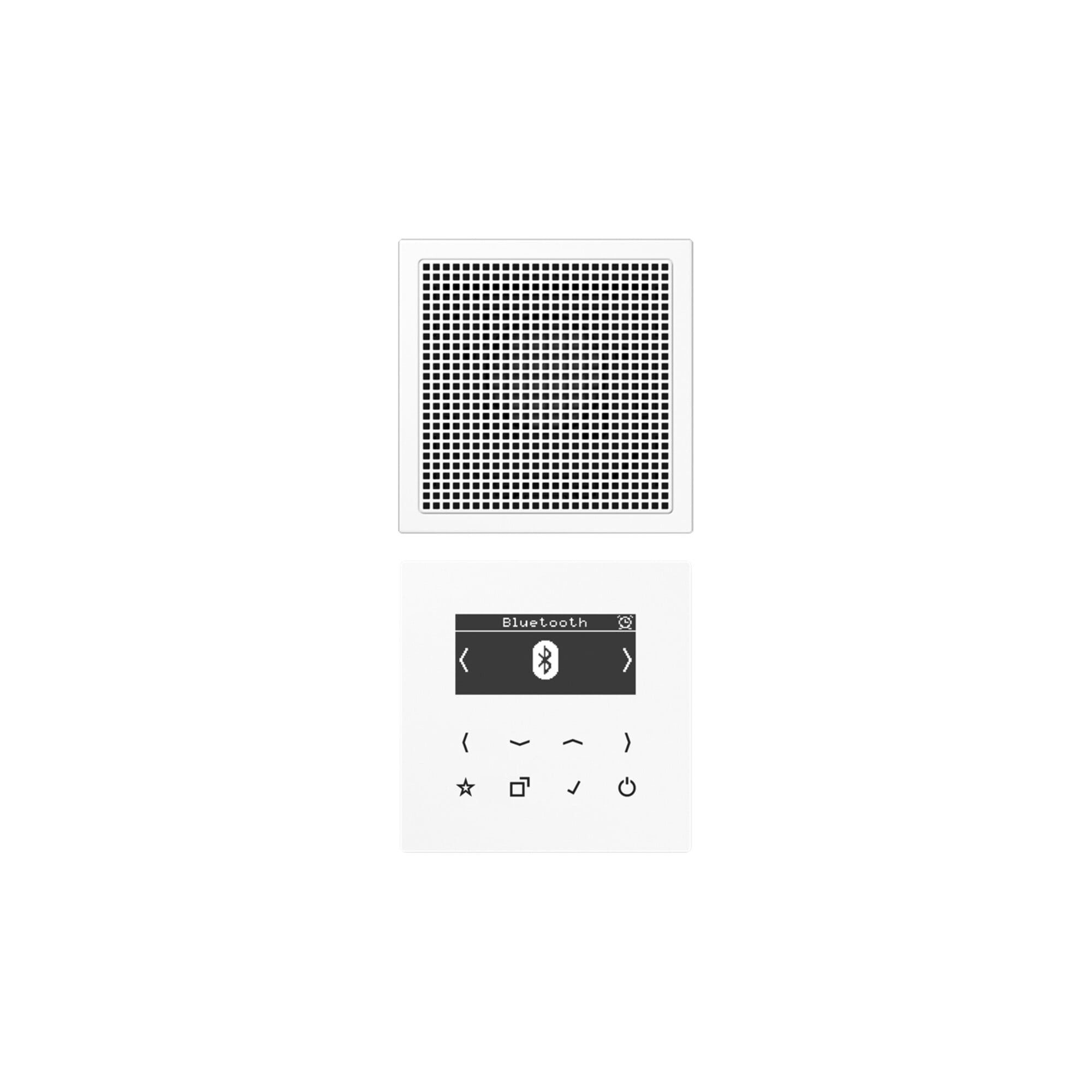 JUNG Jung Smart DAB+ Digitalradio Bluetooth SetMono1LS DAB LS1 BT WW Baustellenradio