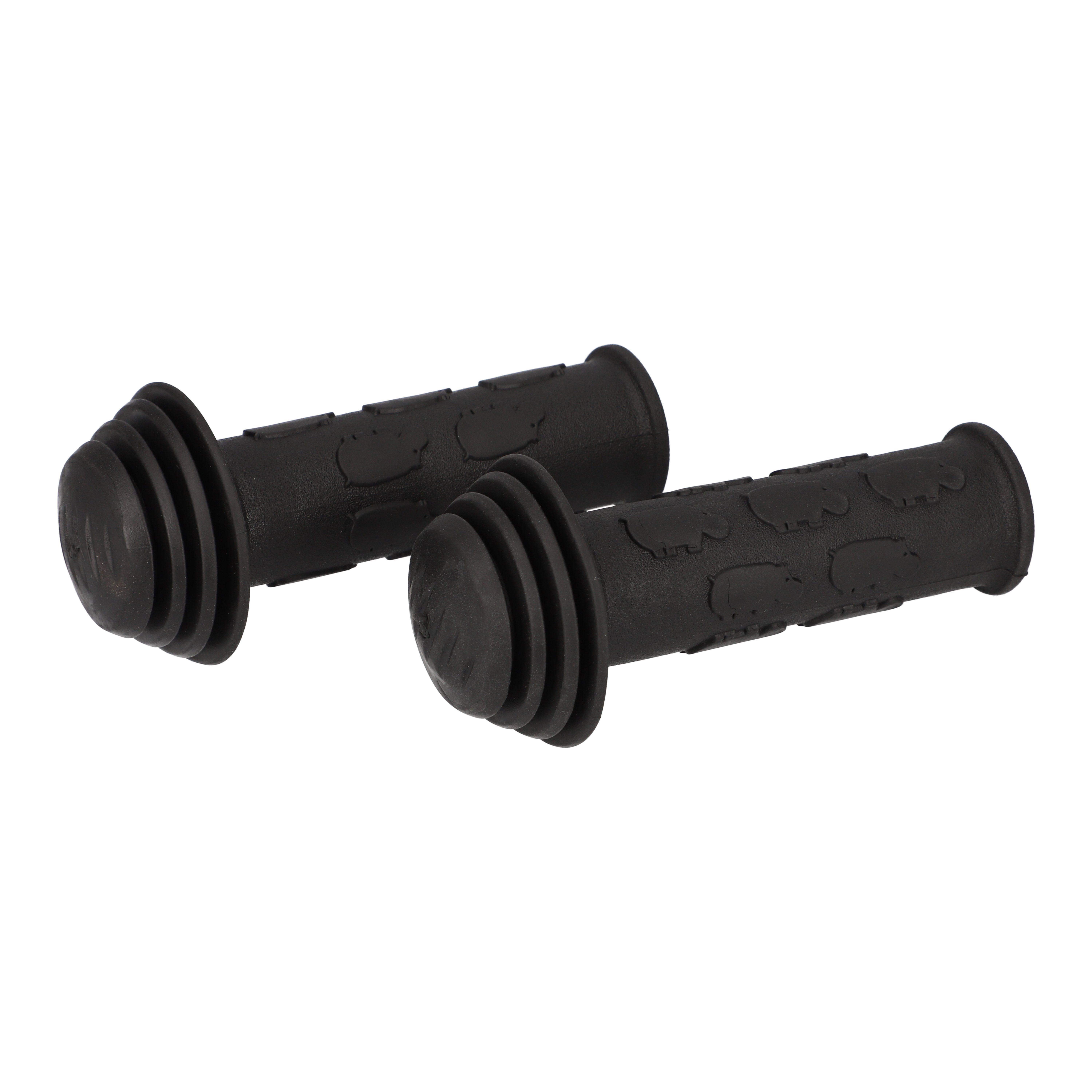 Westphal Fahrradlenkergriff Kinder Fahrradgriff 112 mm NR 439 HIPPO Prallschutz Paar schwarz