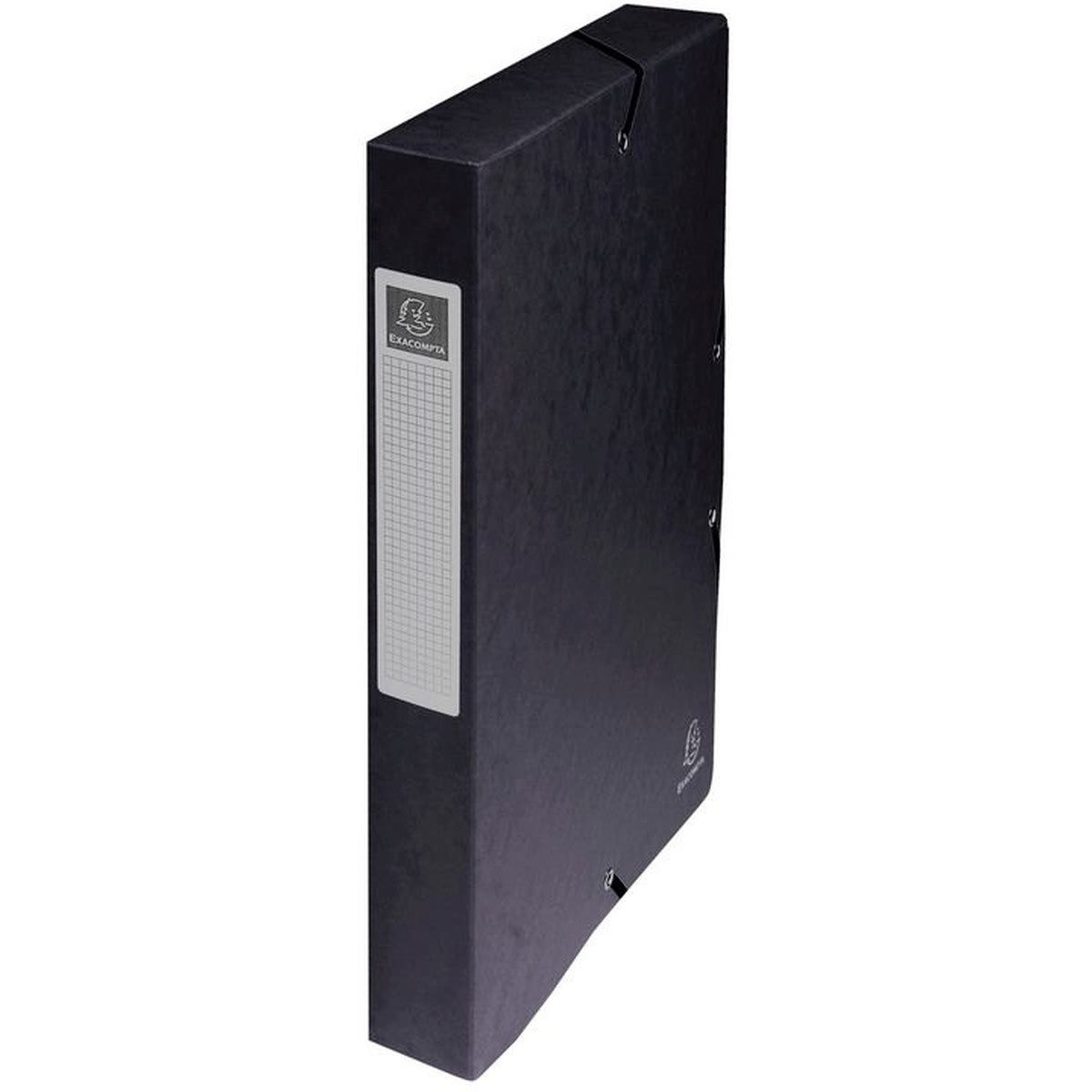 Fächermappe Sammelbox A4 40mm Manila-Karton schwarz