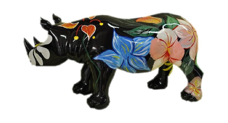 Skulptur Neue moderne Nashorn-Figur Skulptur Statue für Dekoration 3095