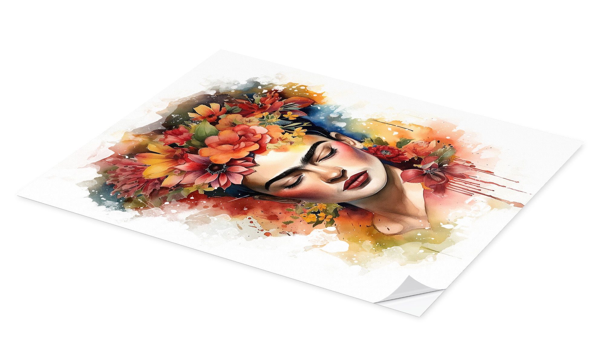 Posterlounge Wandfolie Olga Telnova, Frida Kahlo günstig online kaufen
