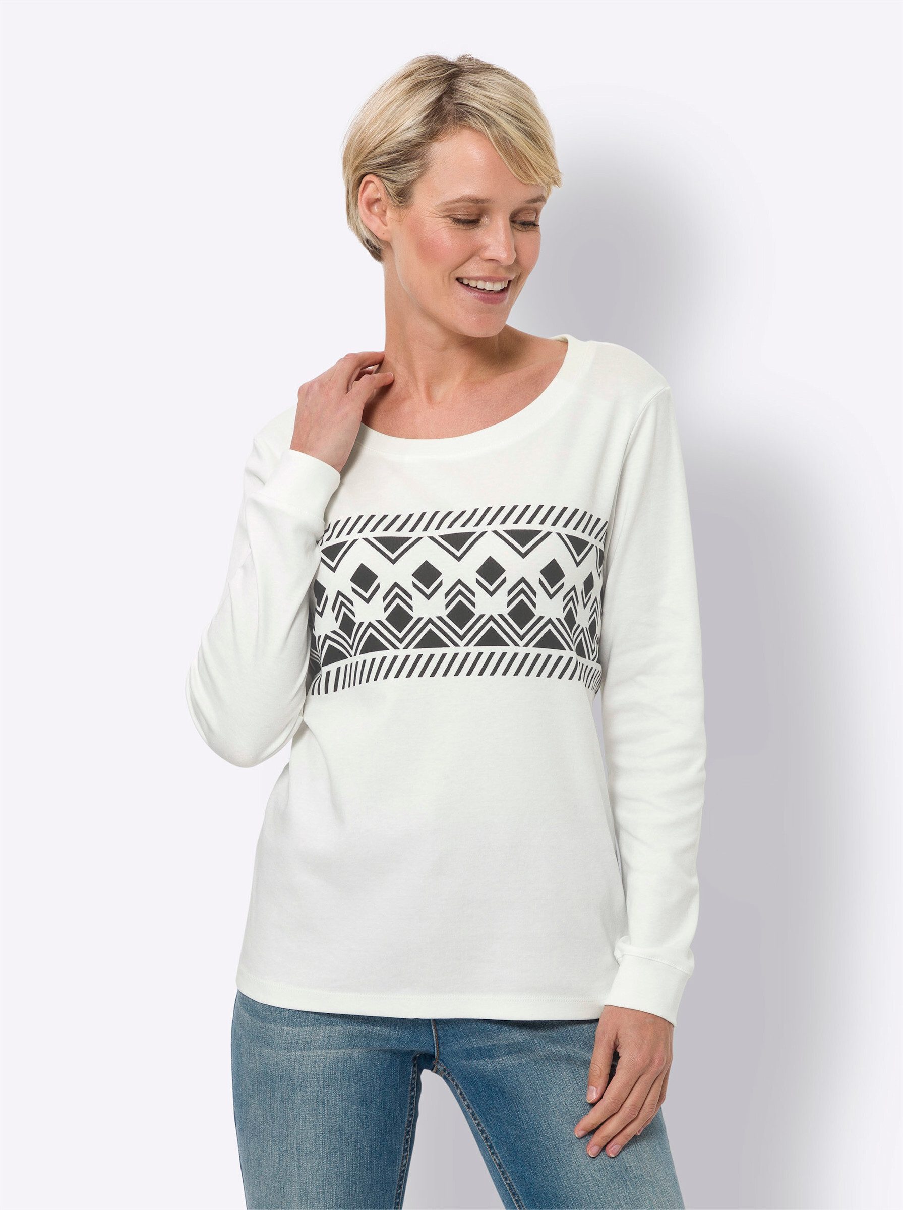 Sieh an! Sweater Sweatshirt Langarm