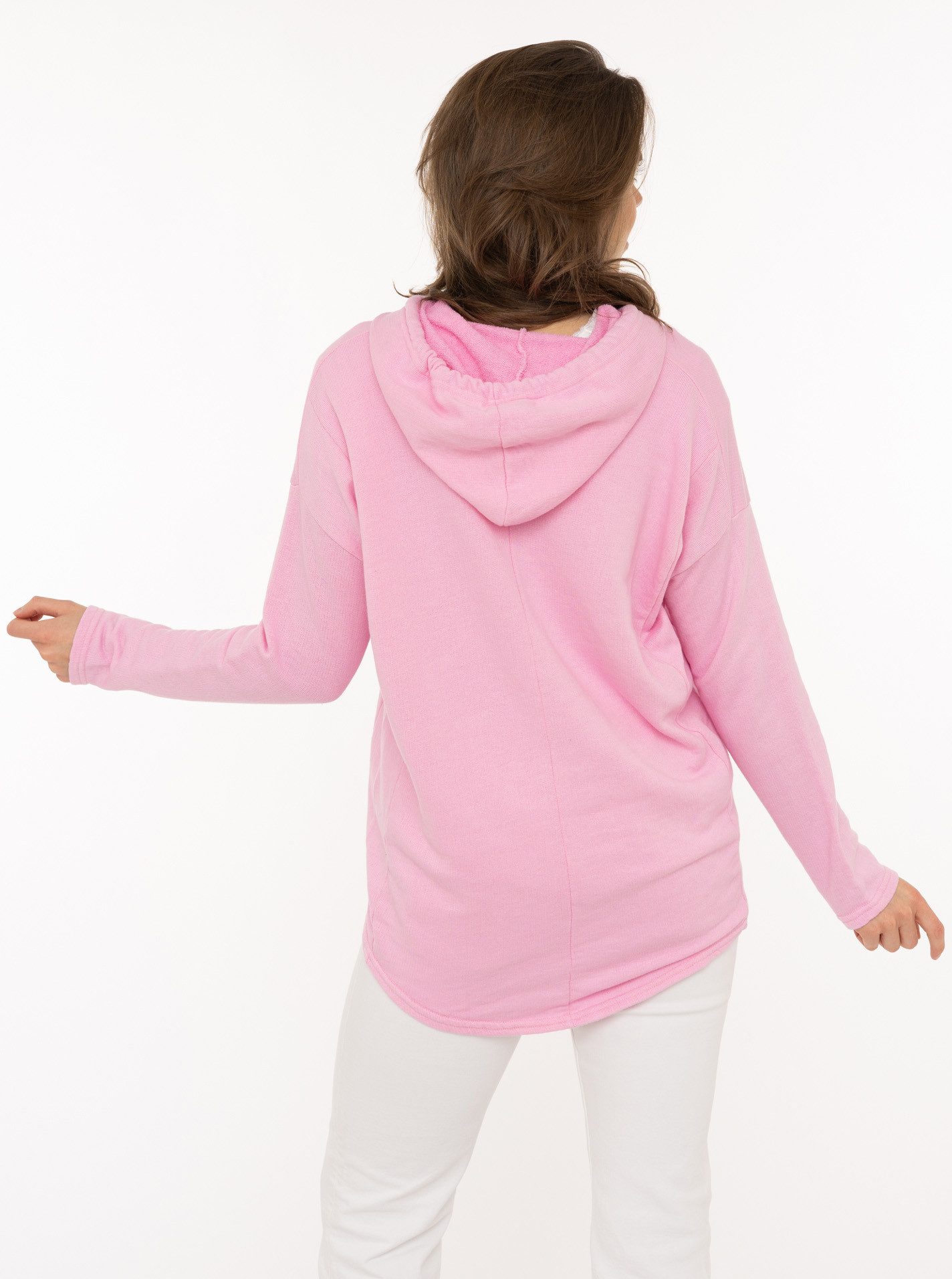 Zwillingsherz Hoodie "Moin" Kapuze, Kordelzug, Langarm, maritimer Schriftzug